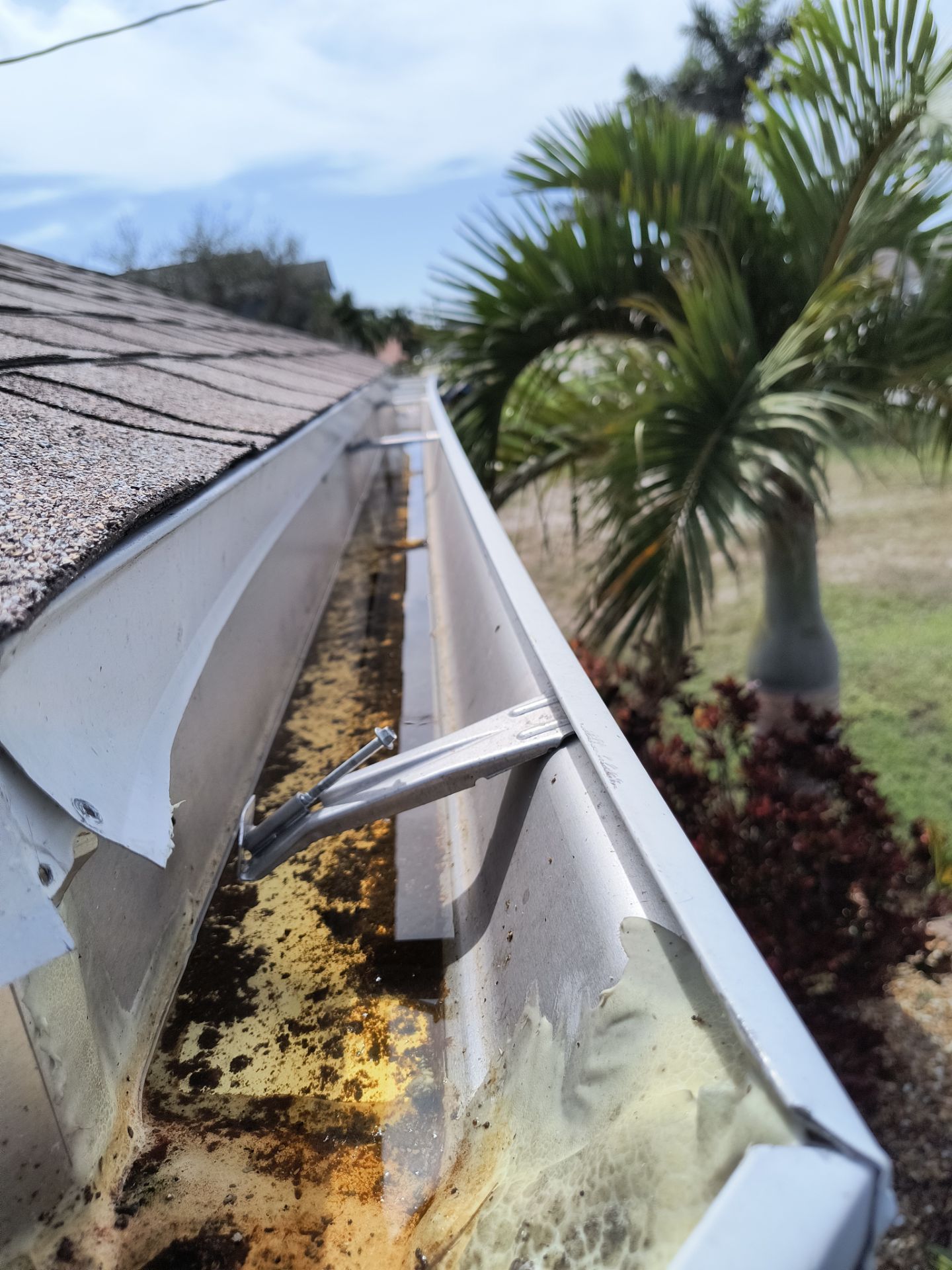 Gutter Installation Wedge in Cape Coral FL by Gutter Professors