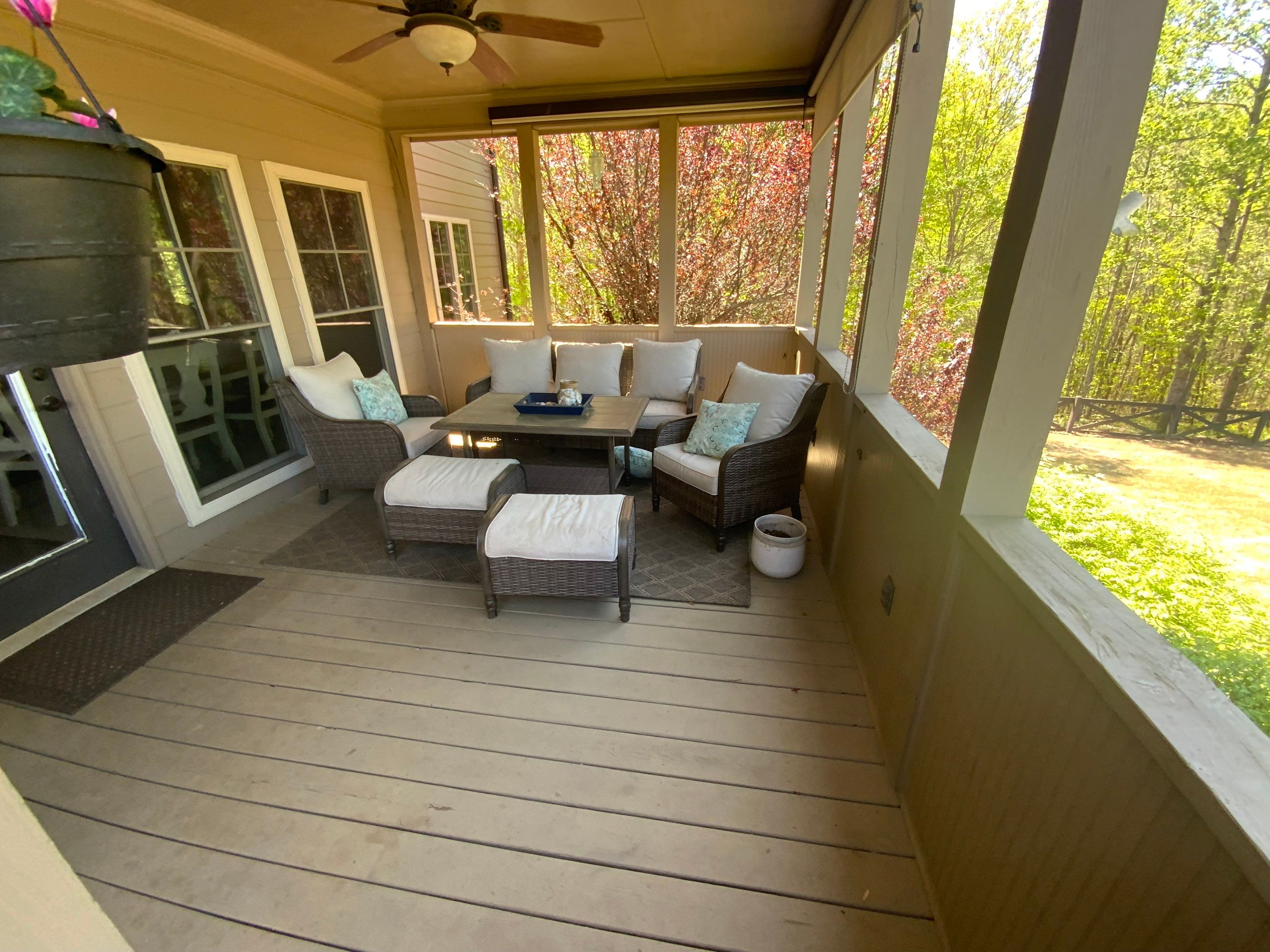 Composite Deck Flooring and Black Metal Railing Replacement in Dallas by Swift Home Renovations
