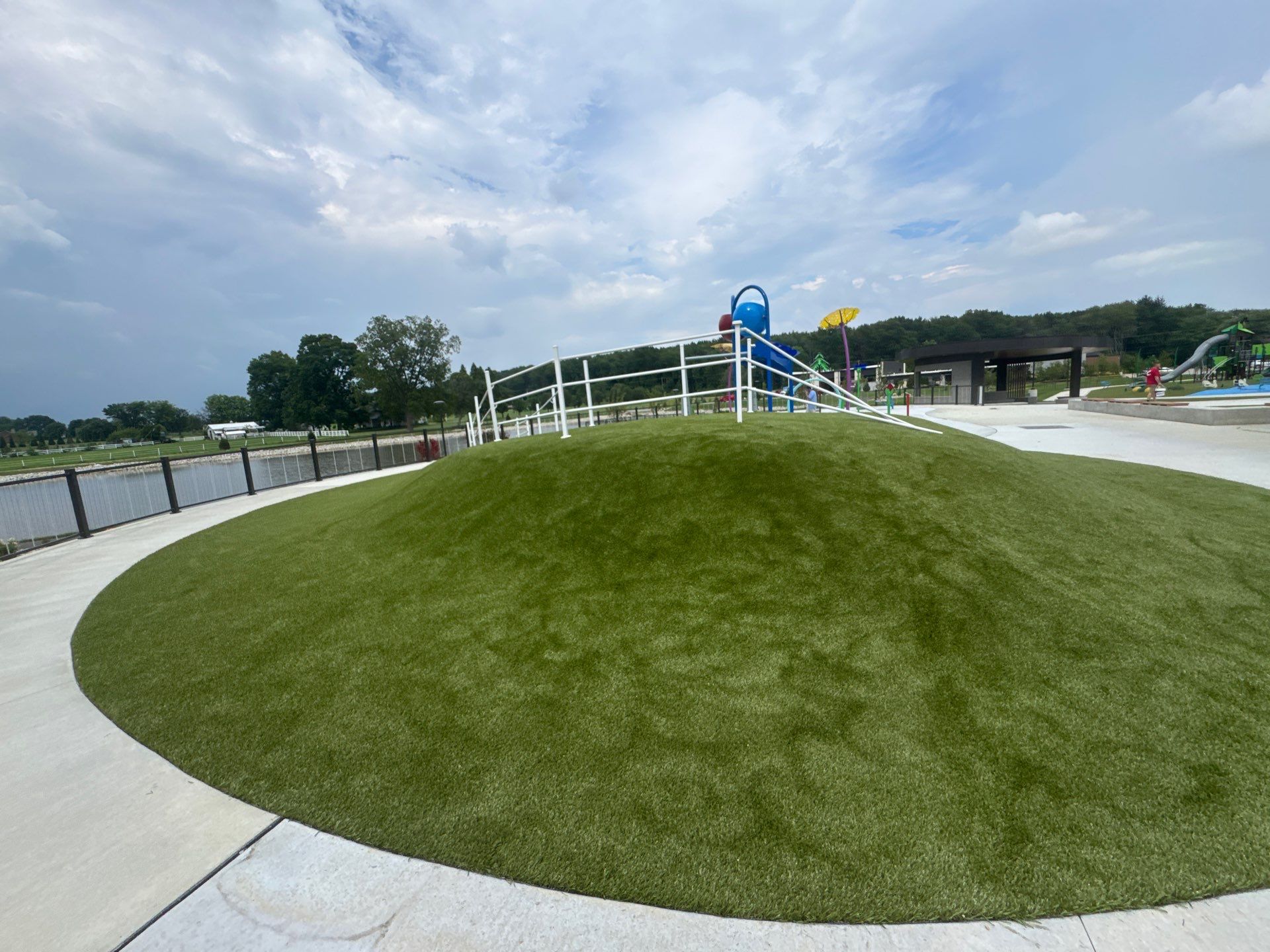 Playground Grass in Newburgh, IN by ForeverLawn NEIN/INDY
