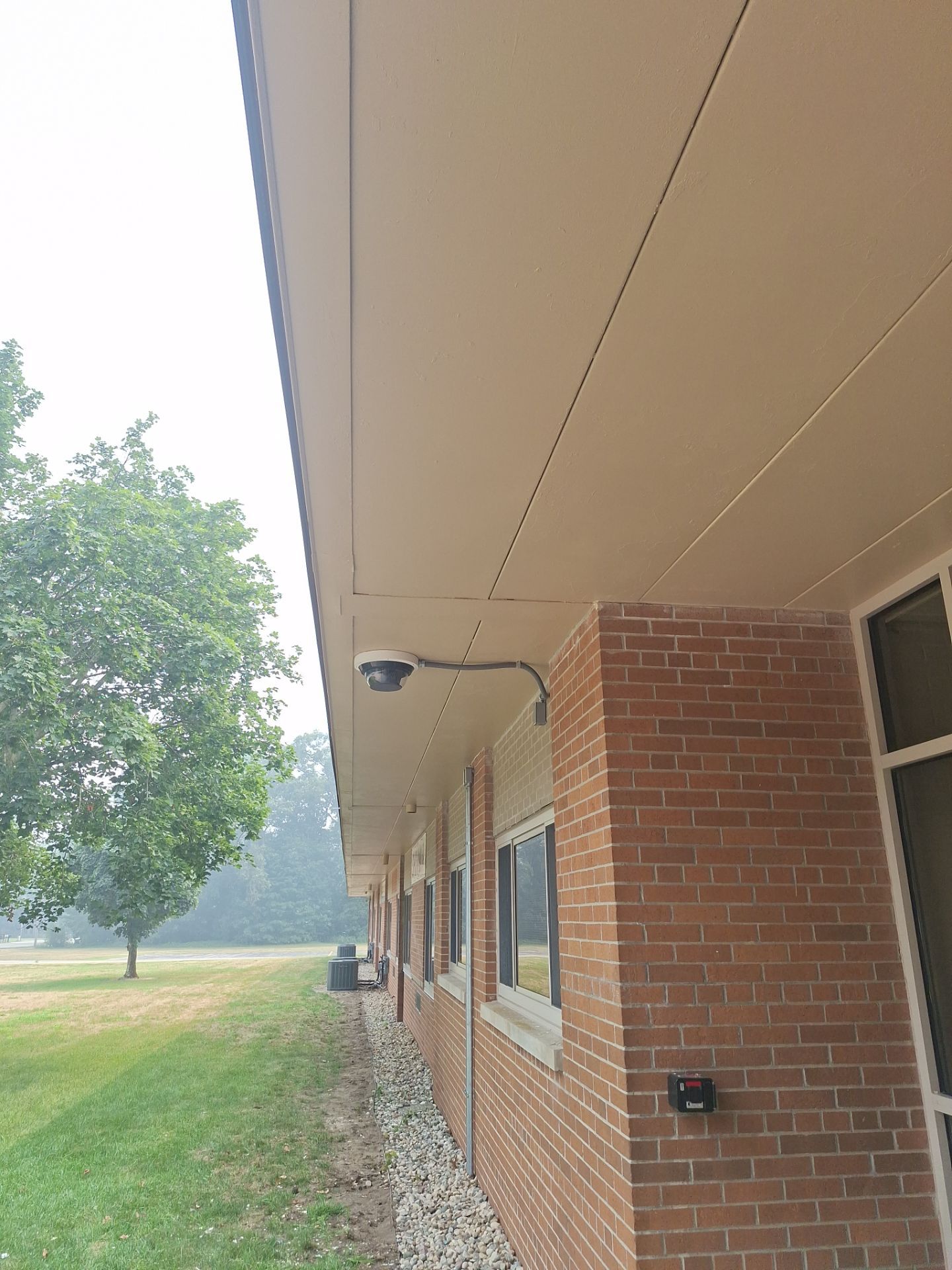Commercial Exterior Pressure Washing and Soffit Preparation in Muskegon by Gordon Painting