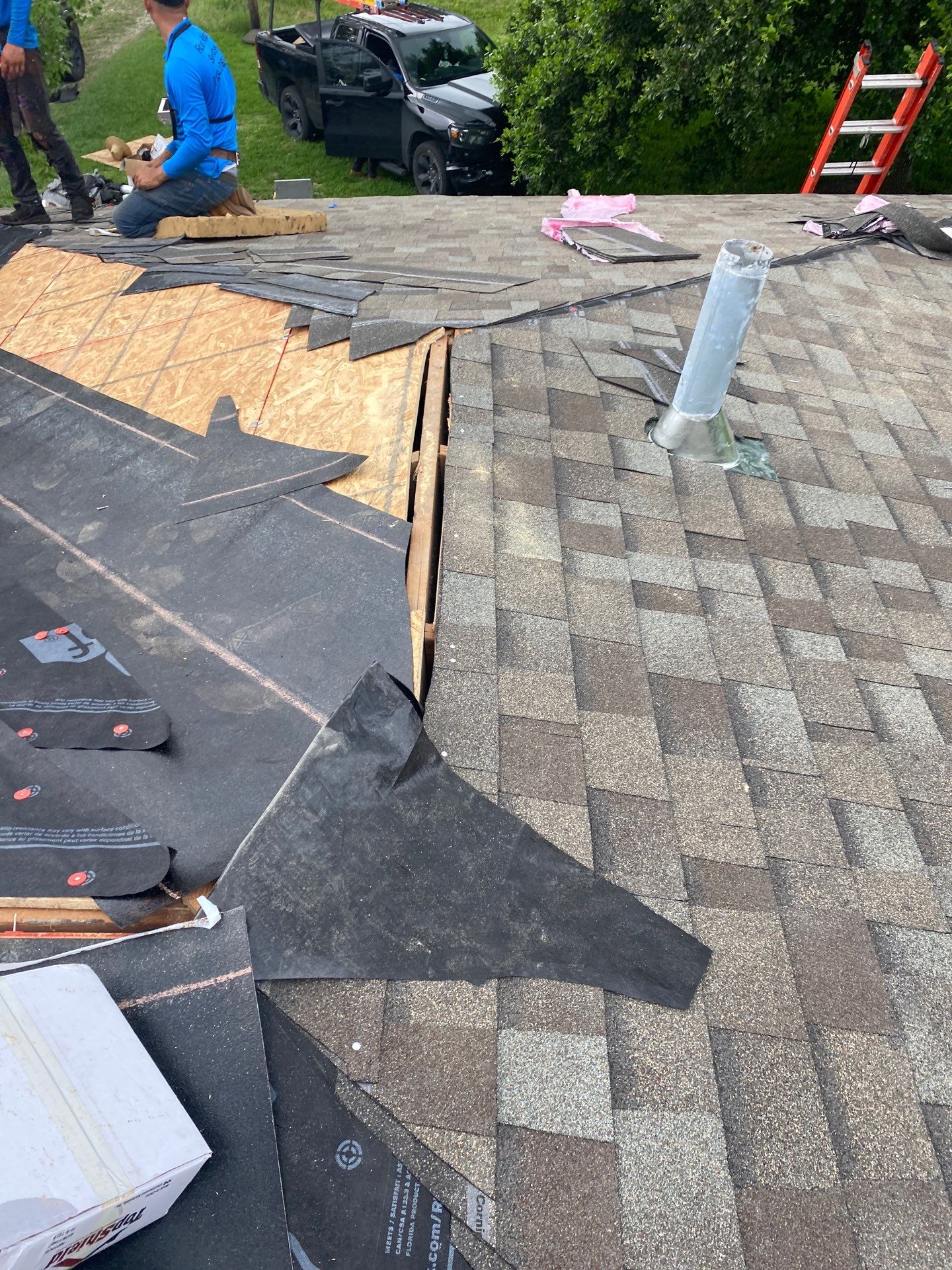 Residential Roofing Installation using Owen's Corning Duration (Lifetime) Shingles by Roof Repair Services LLC