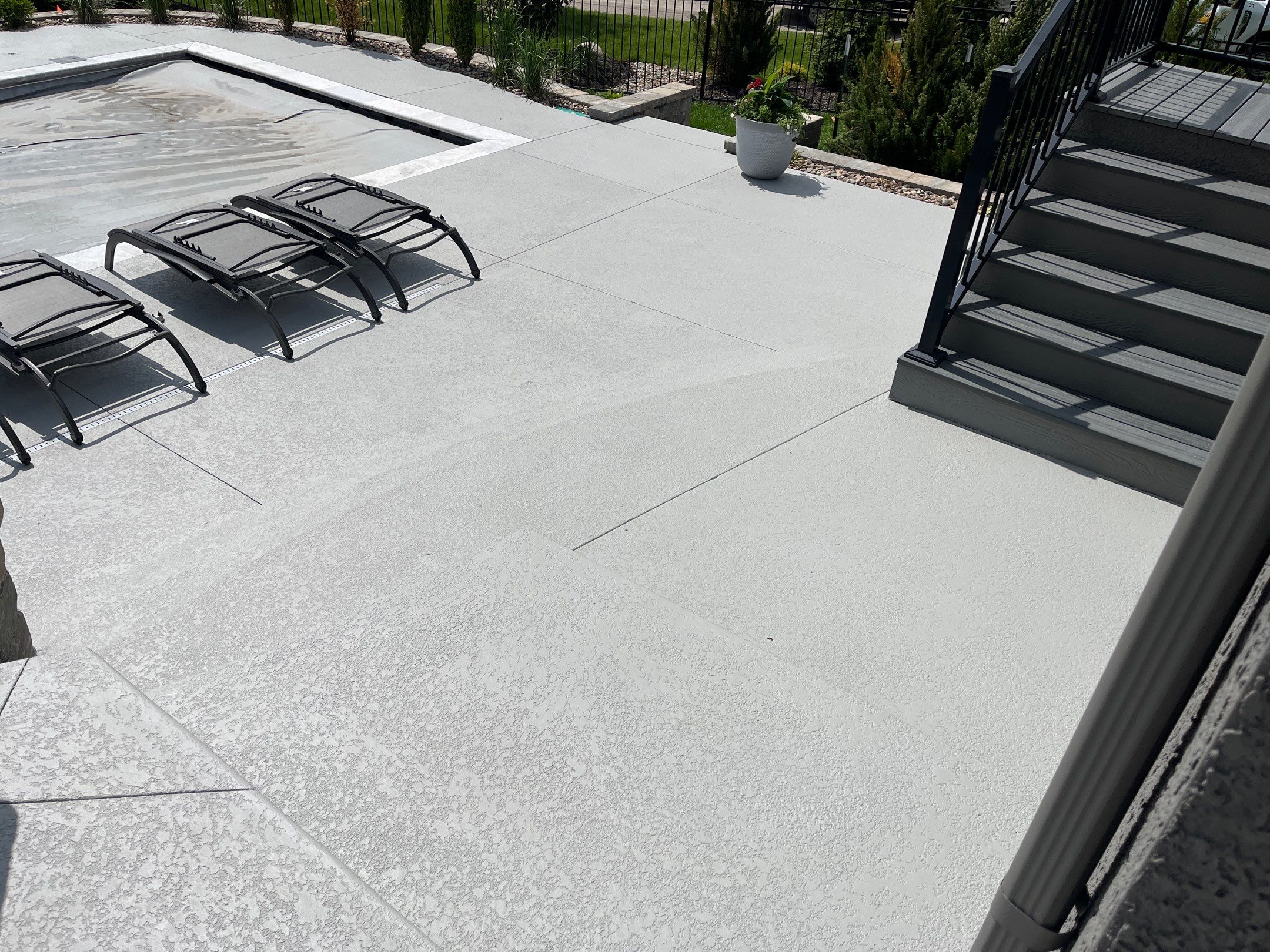 New Pool Overlay - Overland Park, KS by Big Red Decorative Concrete, LLC