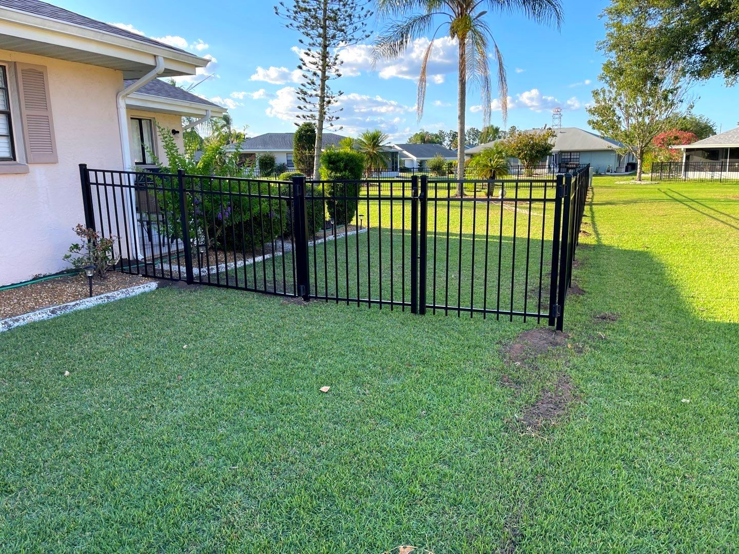 Sun City Center, FL 4ft. Tall 3-Rail Flat Top Aluminum Fence by Asap fence and gates, LLC