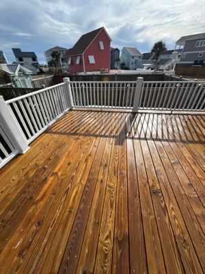 Weathered Deck using Wood Sealant