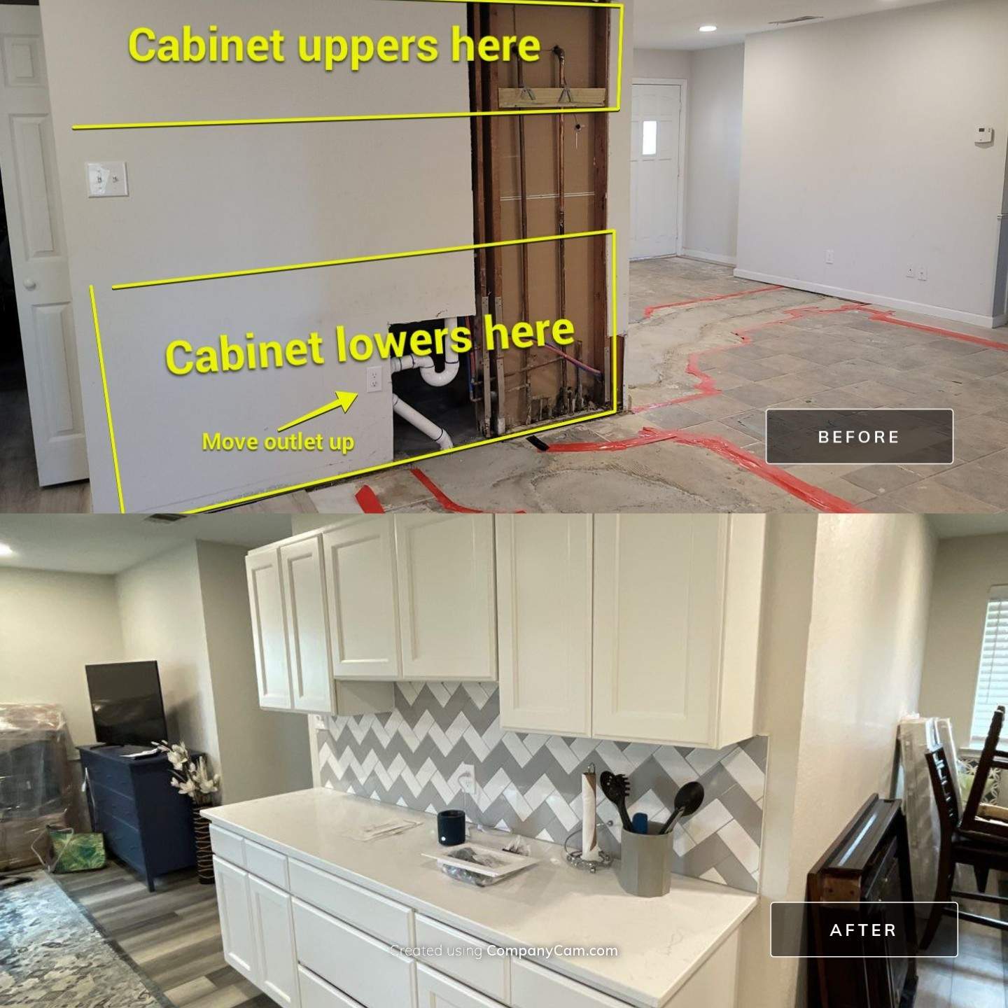 Interior flooring project by Springtree Restoration 
