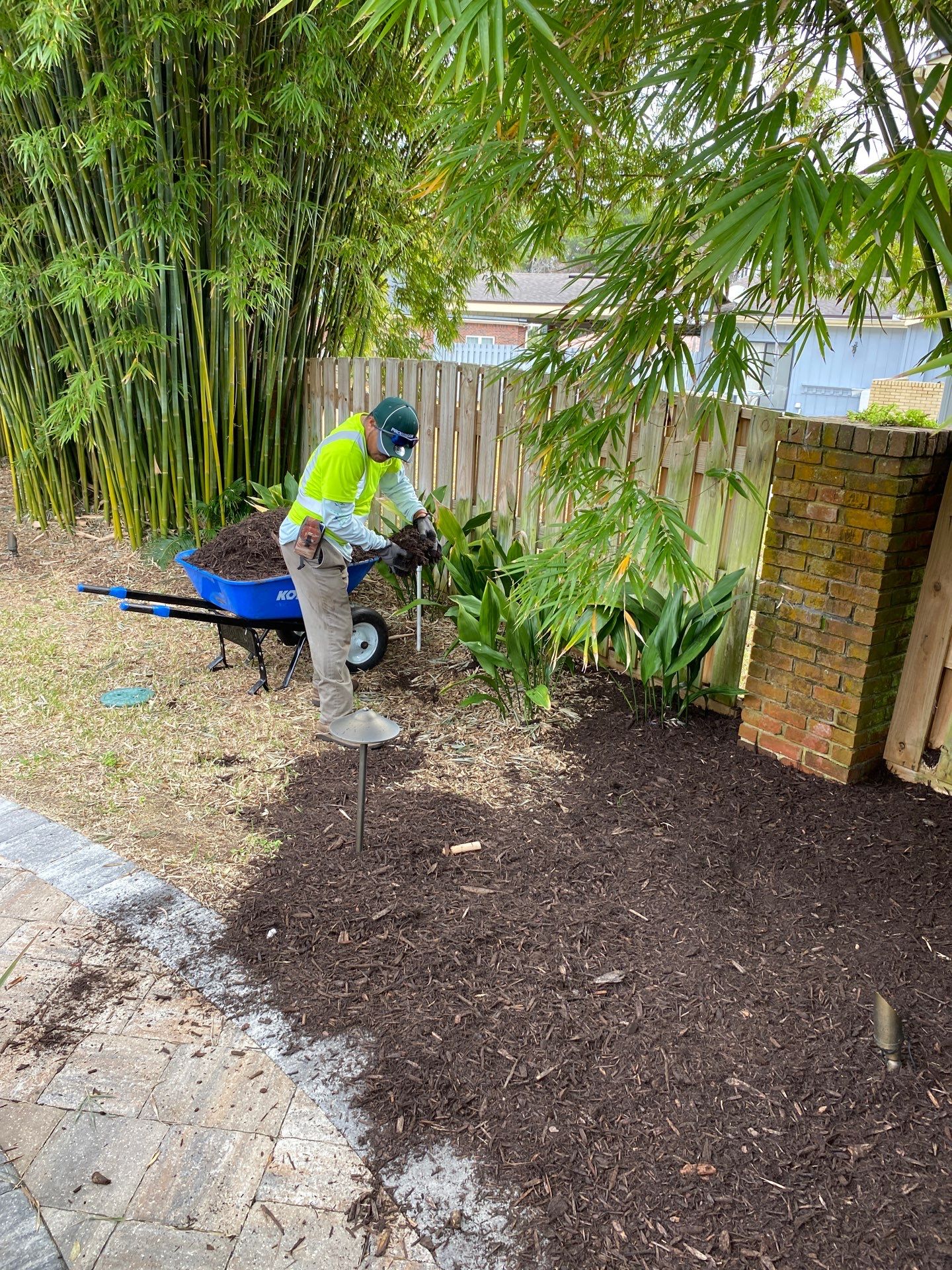 Deerwood Resident | Tree Removal & Mulch Install by ProGreen Services