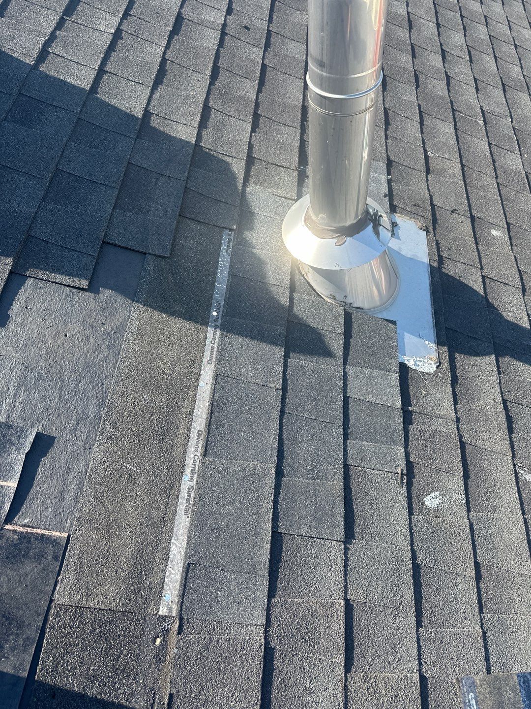 Hail Damage using Owen's Corning Duration (Lifetime) Shingles by Roof Repair Services LLC