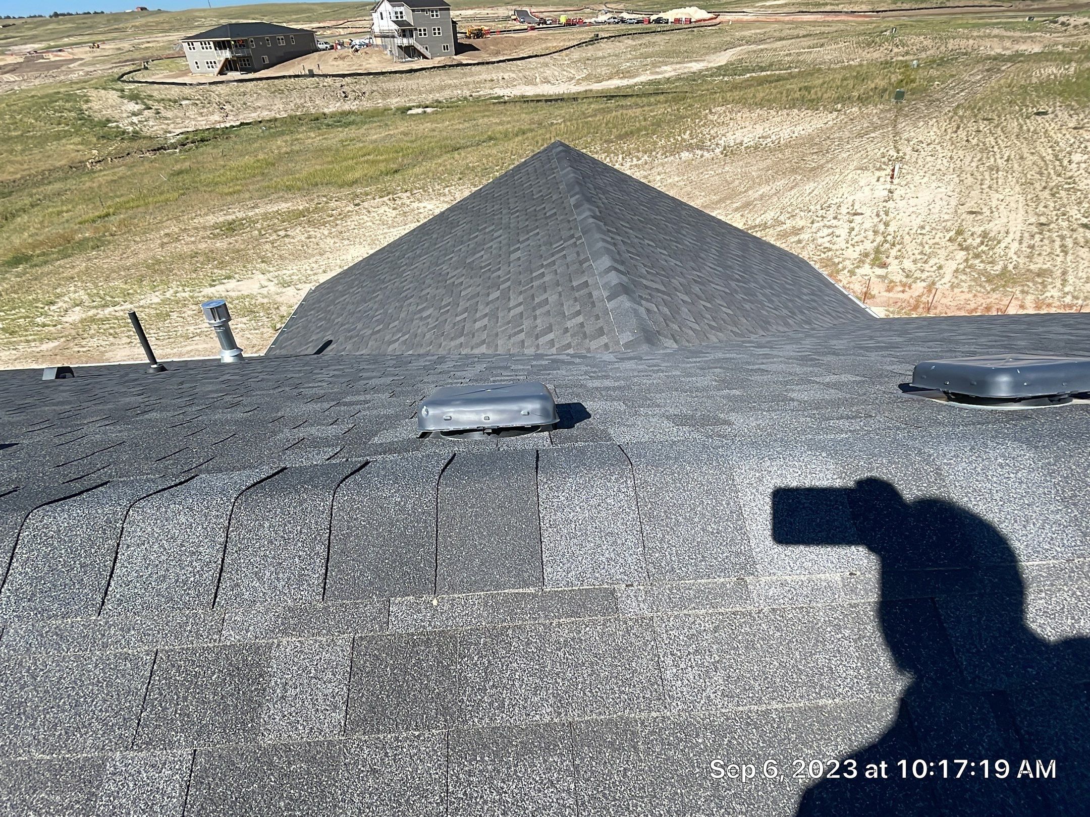 Residential Roofing Installation using Atlas Pinnacle Impact Black Shadow by Blue Peaks Roofing LLC 