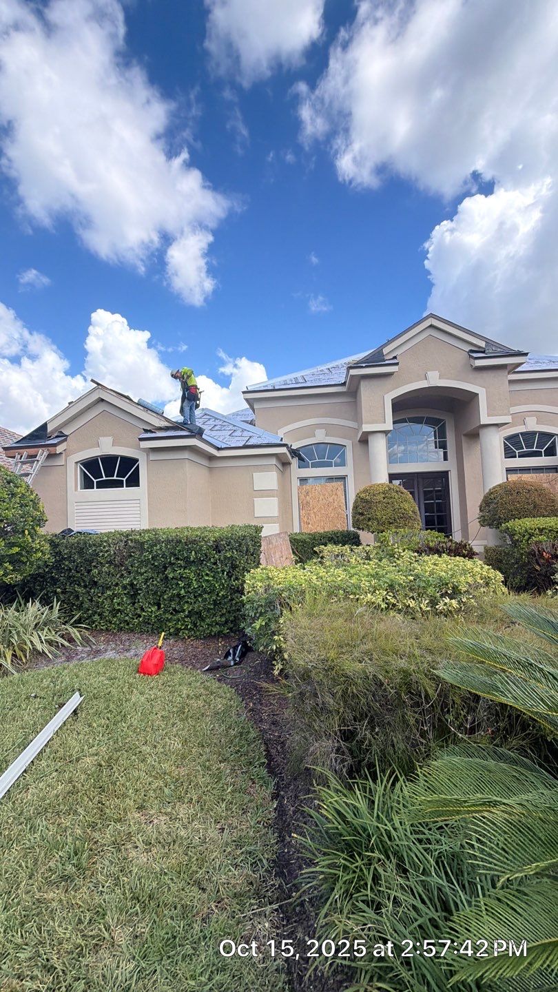 Full Concrete Tile Roof Replacement with Polyglass Underlayment in Orlando by Fortified Roofing Solutions Corp.