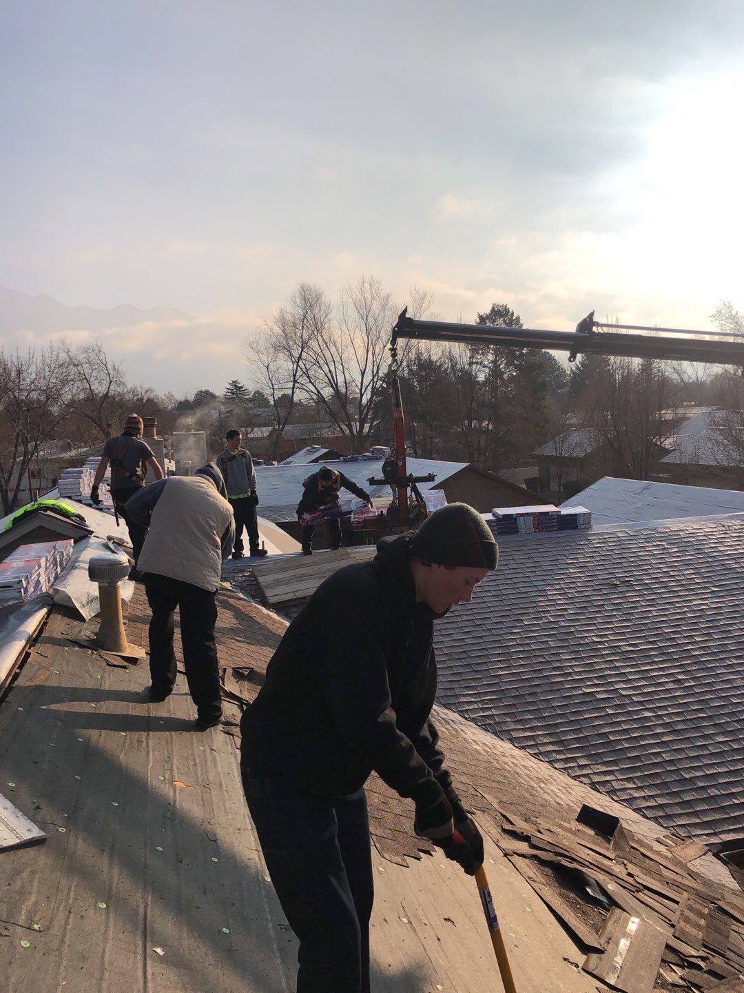 Storm Damaged Roof using GAF Timberline HDZ - Lifetime Shingle by The Roof Doctor