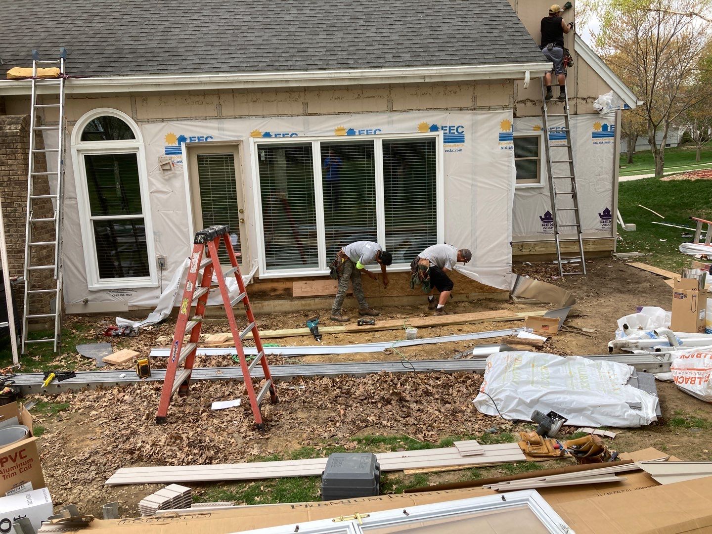 Siding Installation using Market Square by EEC  Windows, Siding & Roofing 