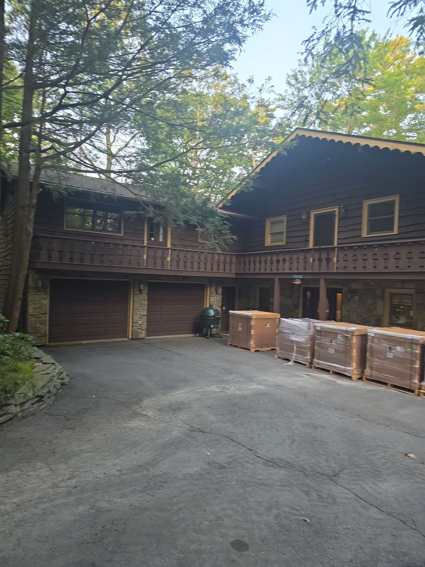 Stunning Tesla Solar Roof Cabin in the Woods by American Home Contractors