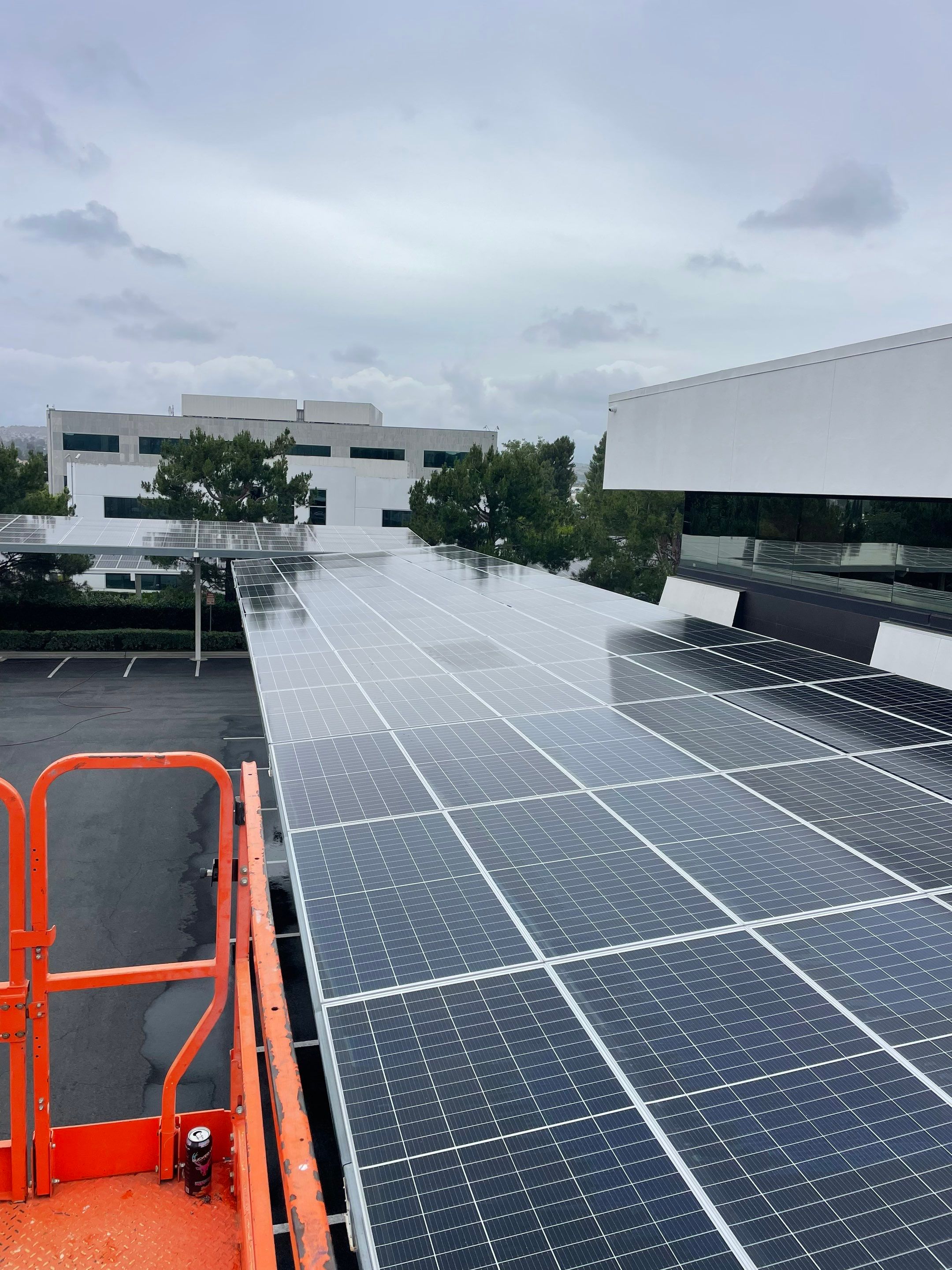Commercial Solar Panel Cleaning by Palm Coast Solar Cleaning