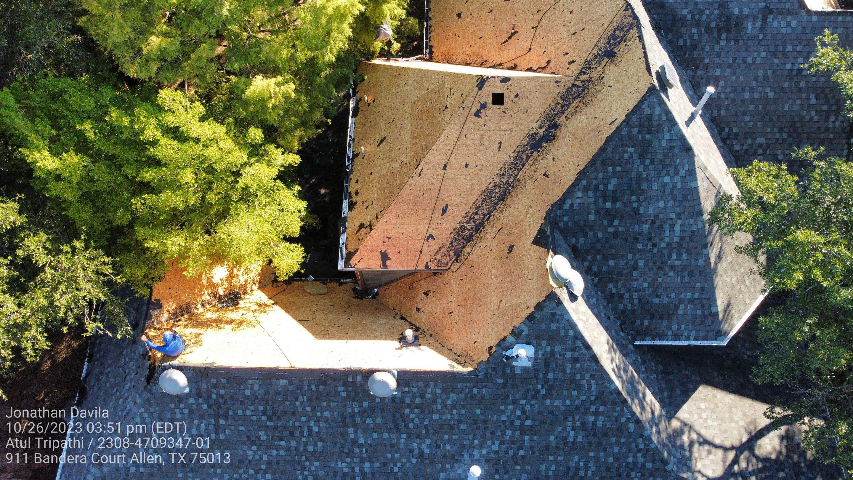 Project in Allen by Zeus Exteriors