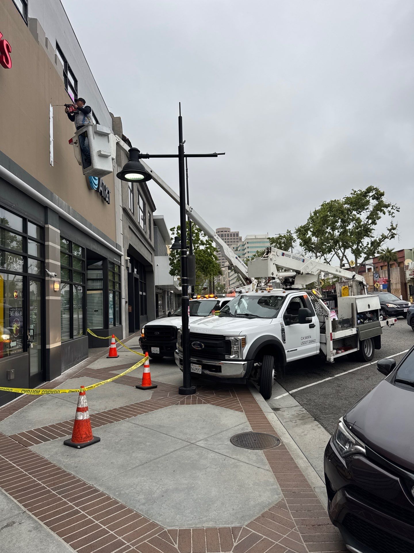 Project in Glendale by Golden State Signs