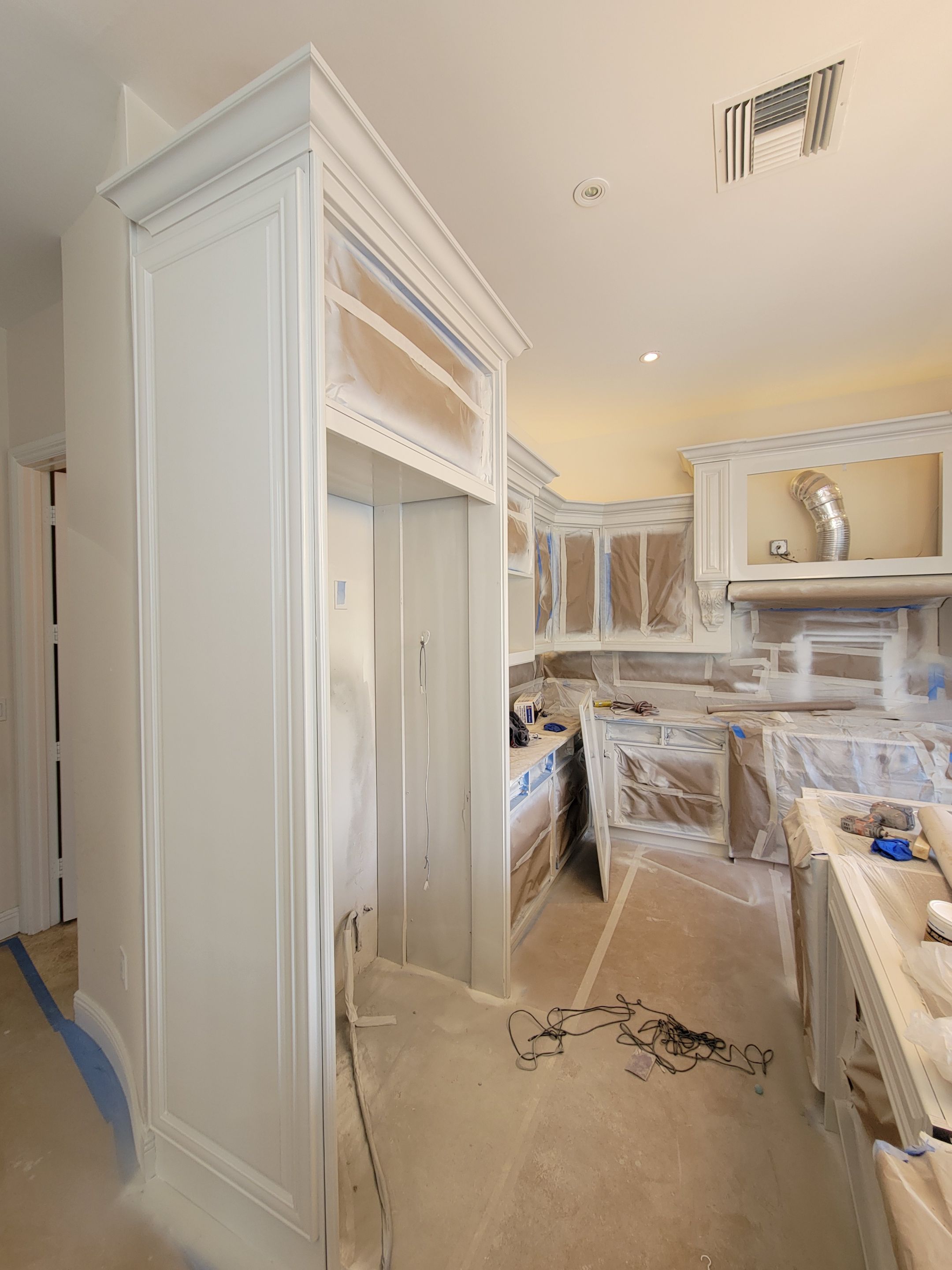 Kitchen Cabinet Painting Fort Lauderdale by John “The Greek” Painting