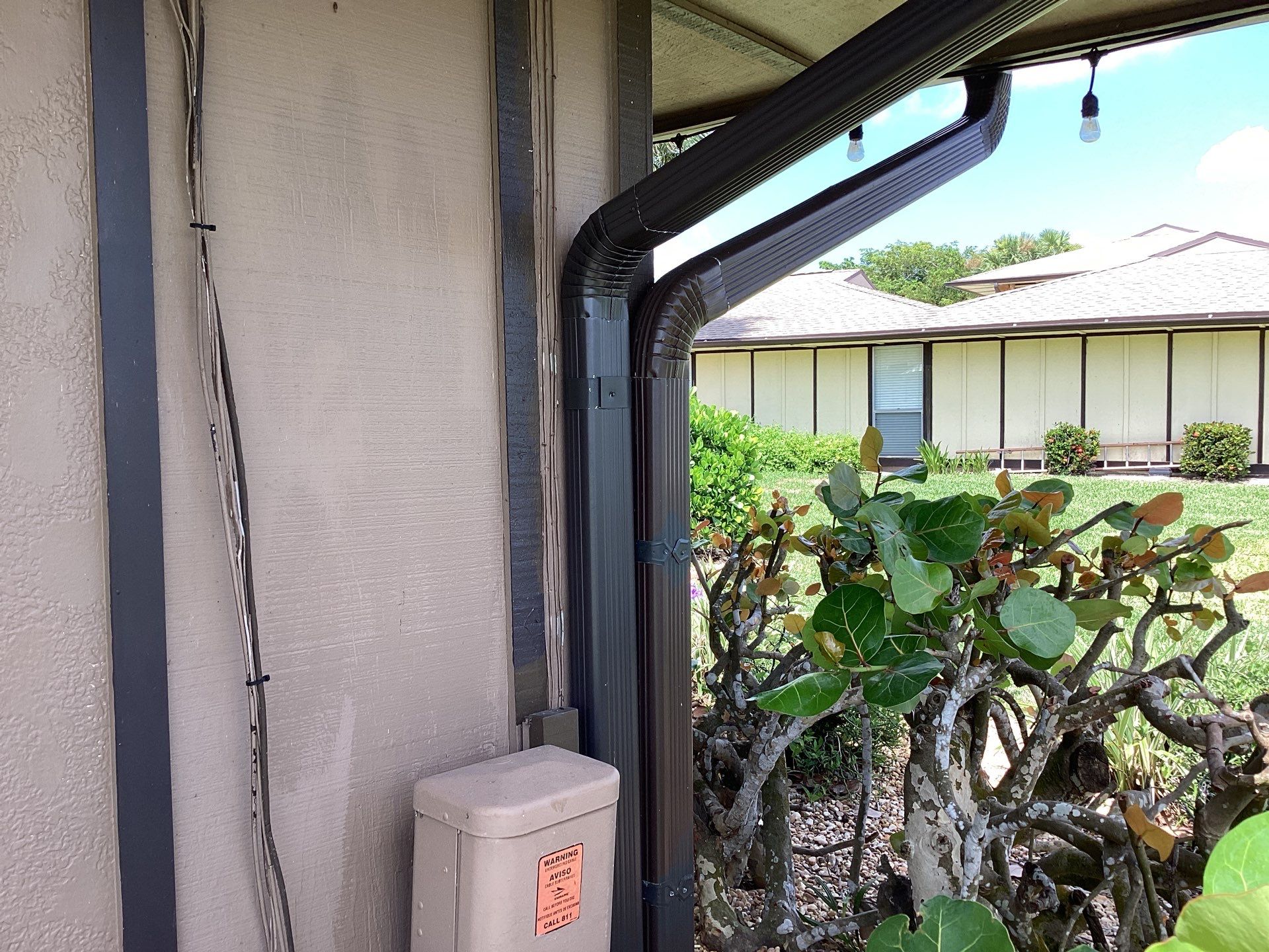 Custom Bronze Gutters Installation in Fort Myers FL by Gutter Professors