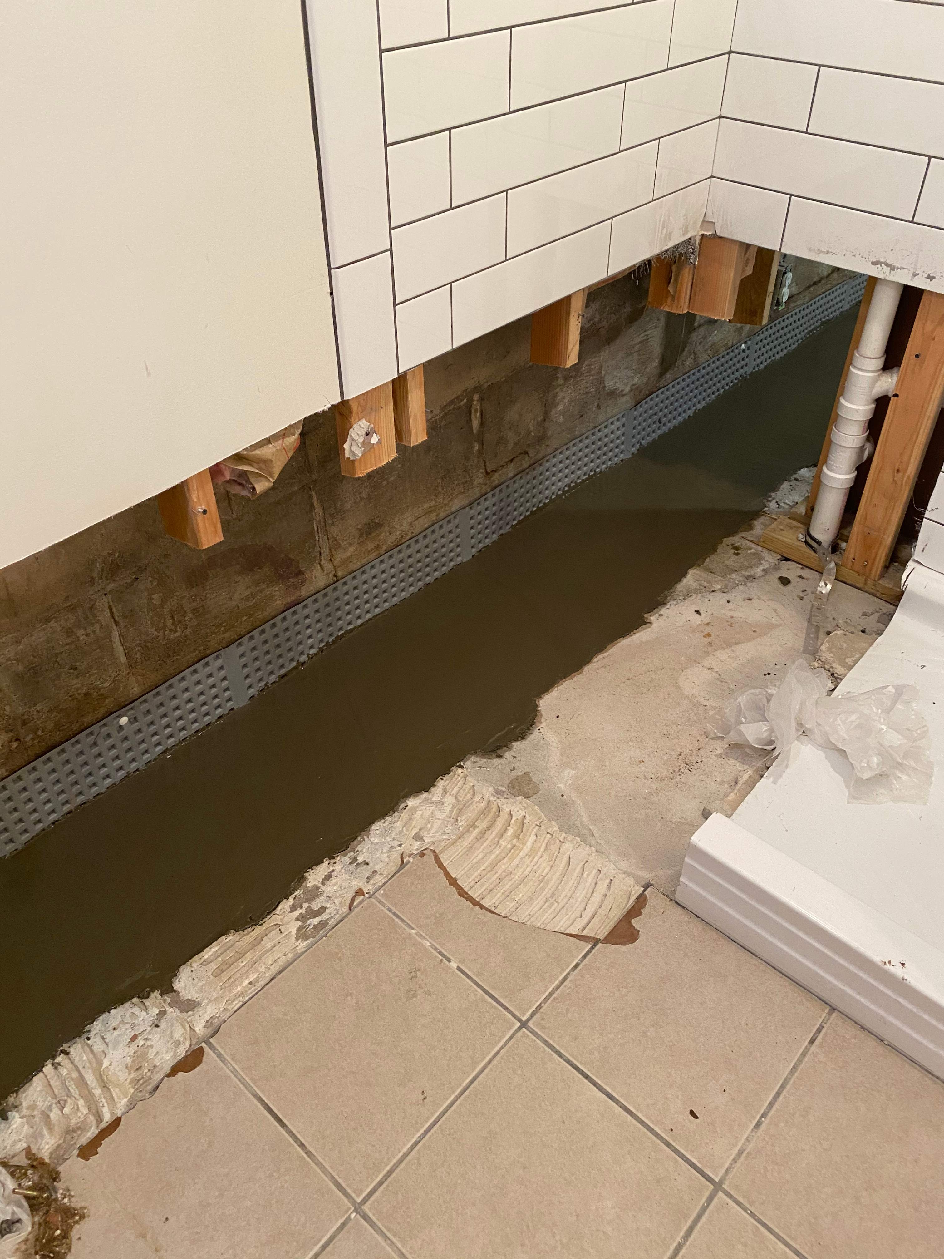 Interior French Drain Job in West Orange, NJ by Pure Service Pro, LLC 