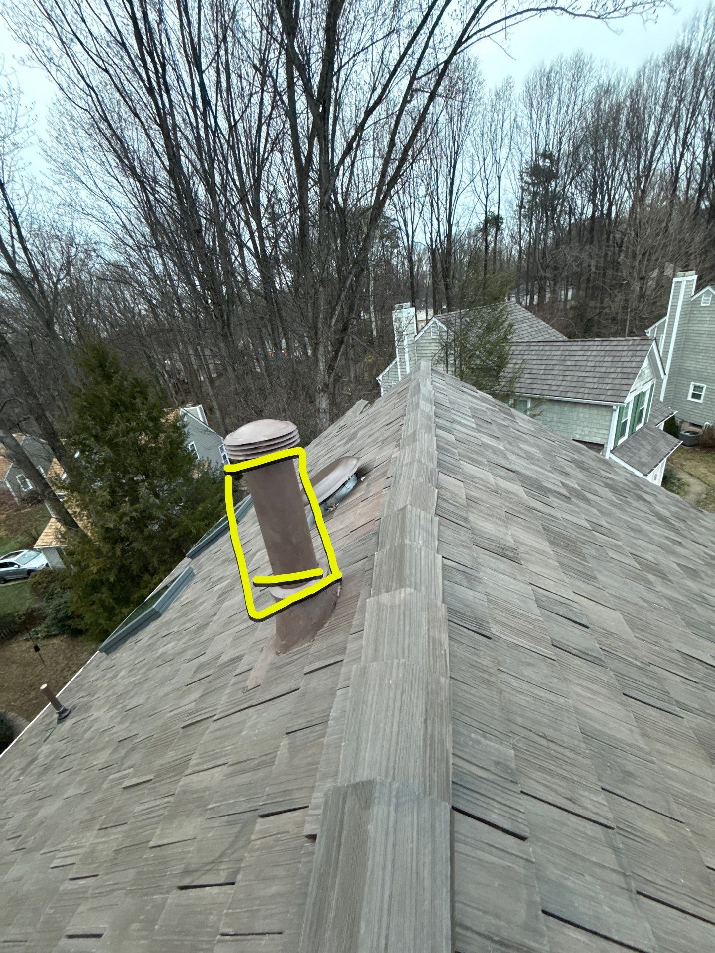 Reston :  Residential Roof Replacement with Brava Synthetic Cedar Shake Class C Natural  by RM Banning, Inc.
