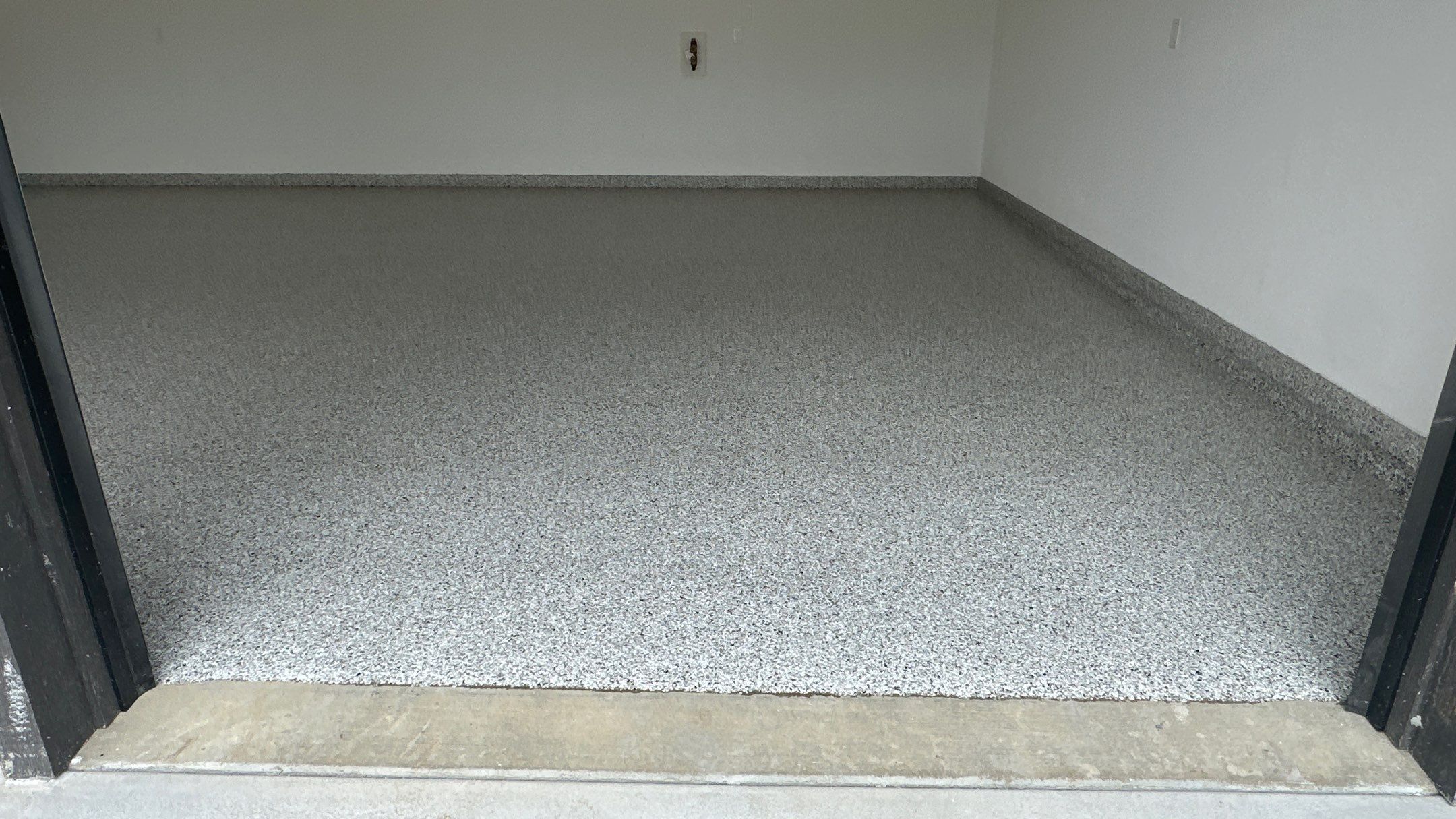 Check out the difference a floor can make  by Banner Garage