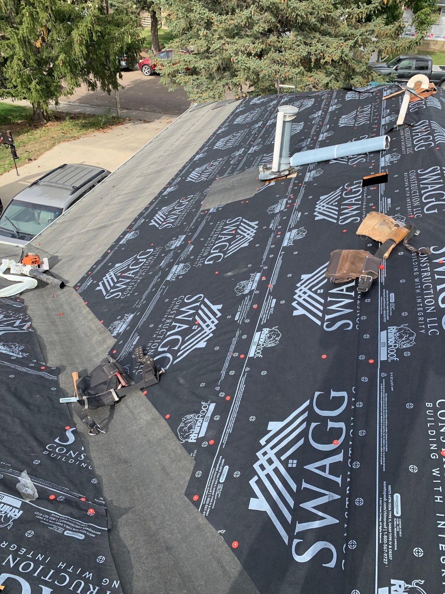 Residential Re-roofing Project in Havre, Montana by swagg construction