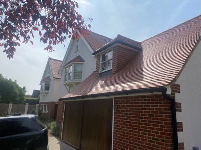 Roof Cleaning and Biocide Treatment using Honda 15lpm Low Pressure Washing Machine