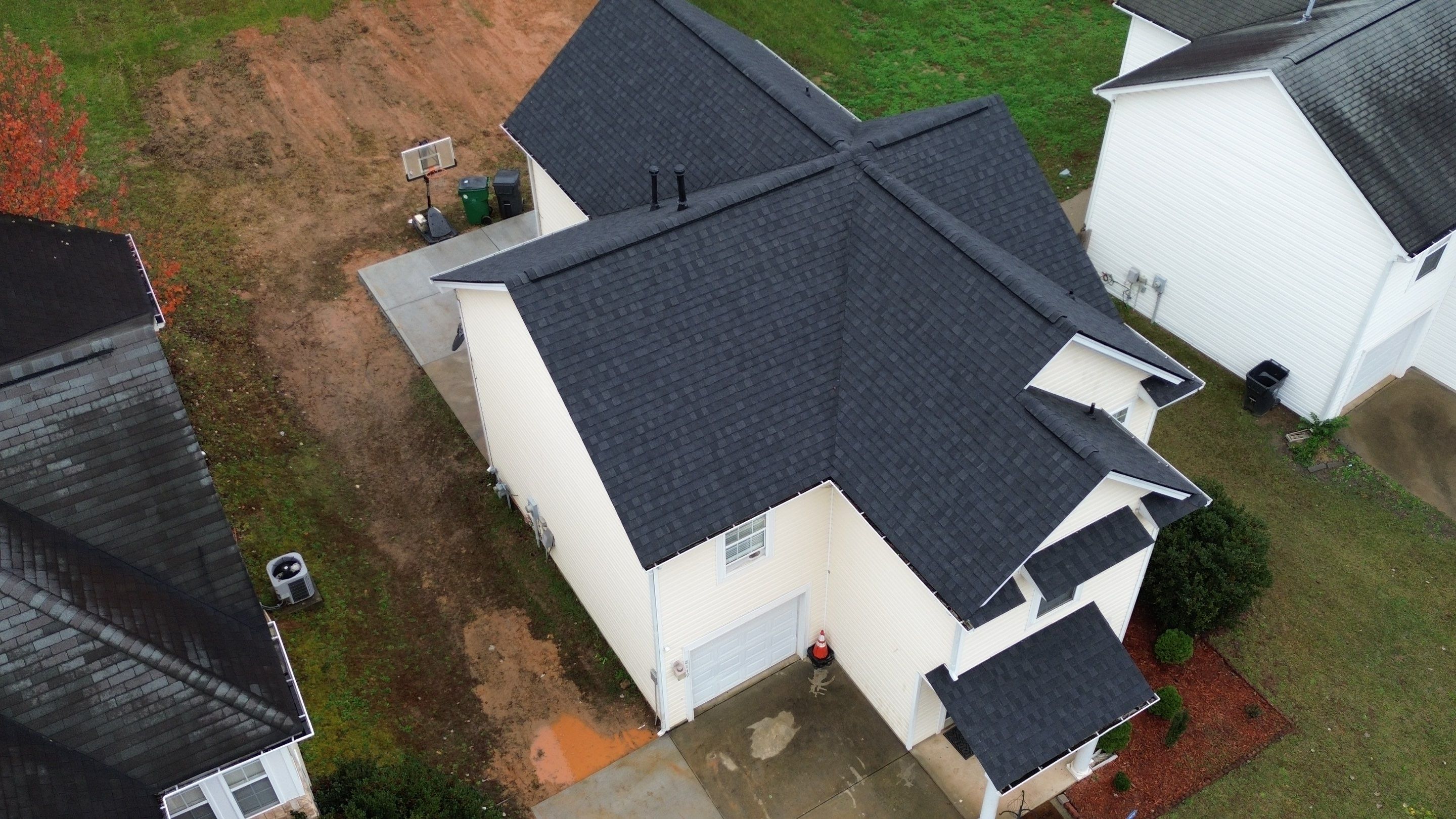 Roof replacement by wind damage by Just Brilliant Restoration JBR