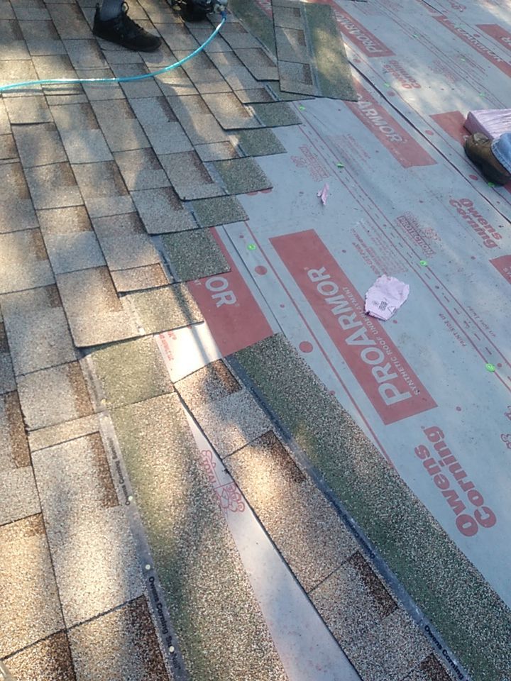 Residential Roofing Installation using Roof Replacement by American Roofing & Construction LLC