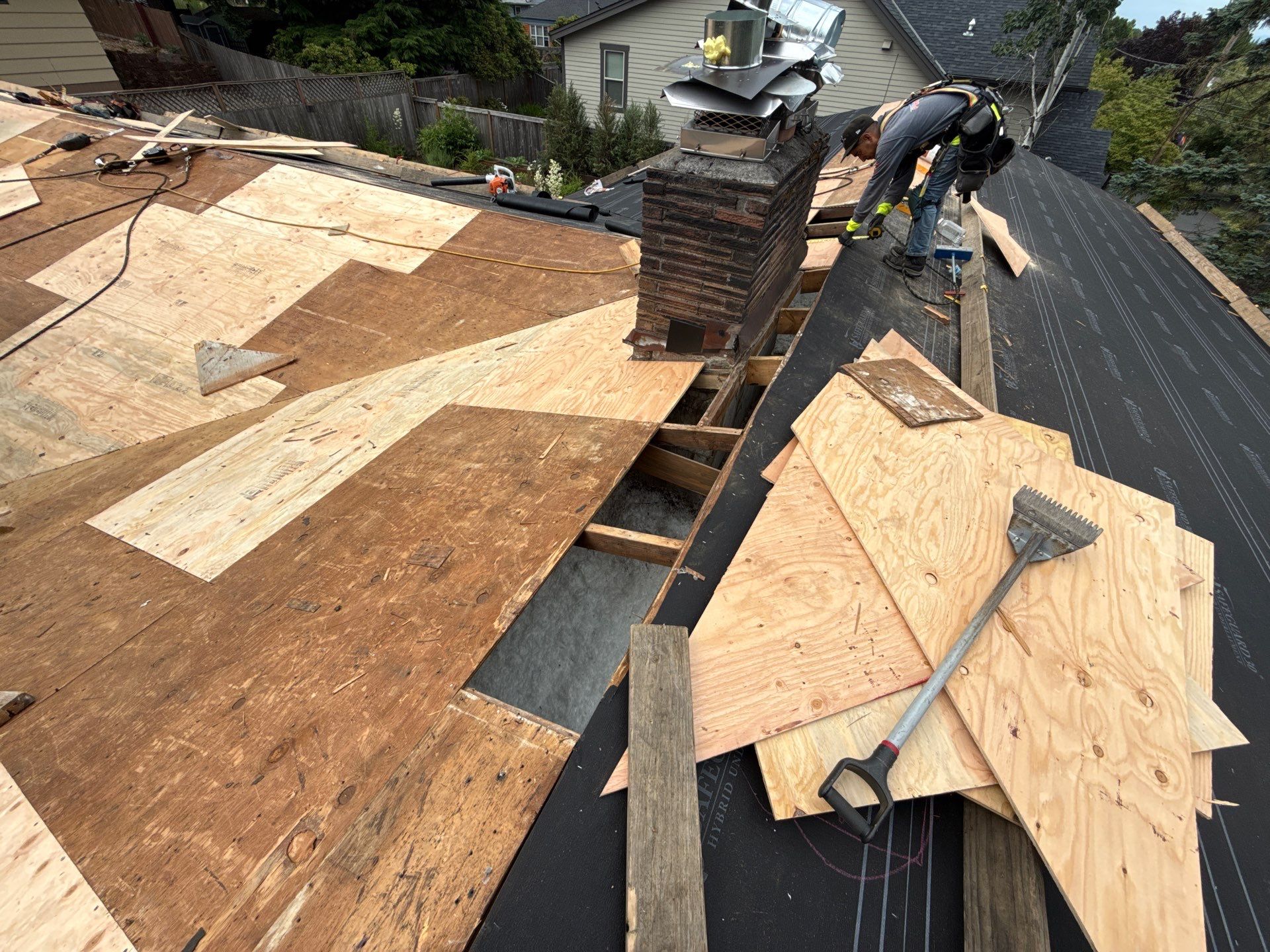 Project in Portland by Tom Leach Roofing