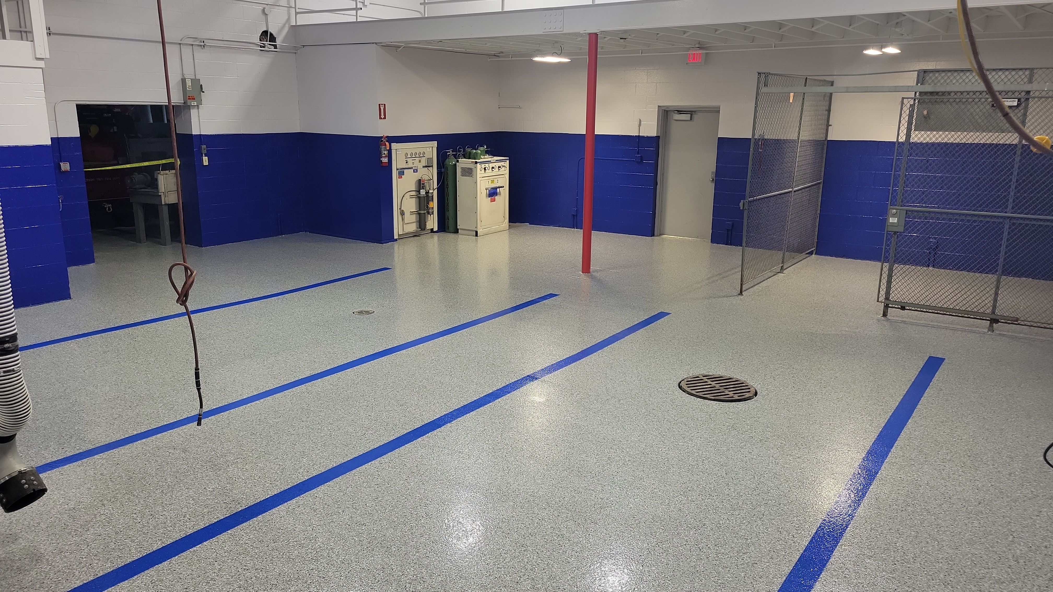 Fire Station in Stonewash - North Jackson, OH by Alexander Concrete Coatings