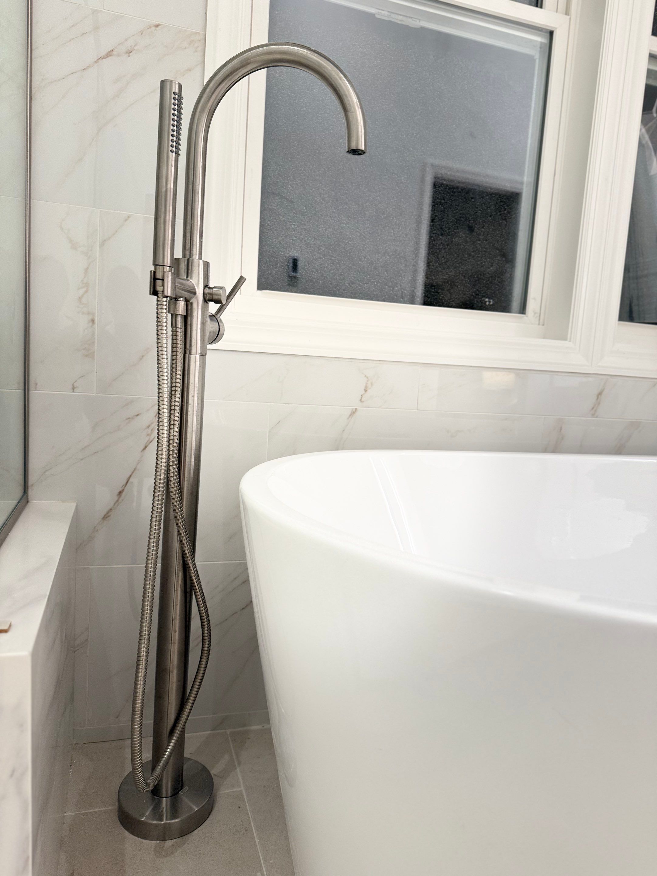 Bathroom Remodel using Tile by Home Concepts Construction