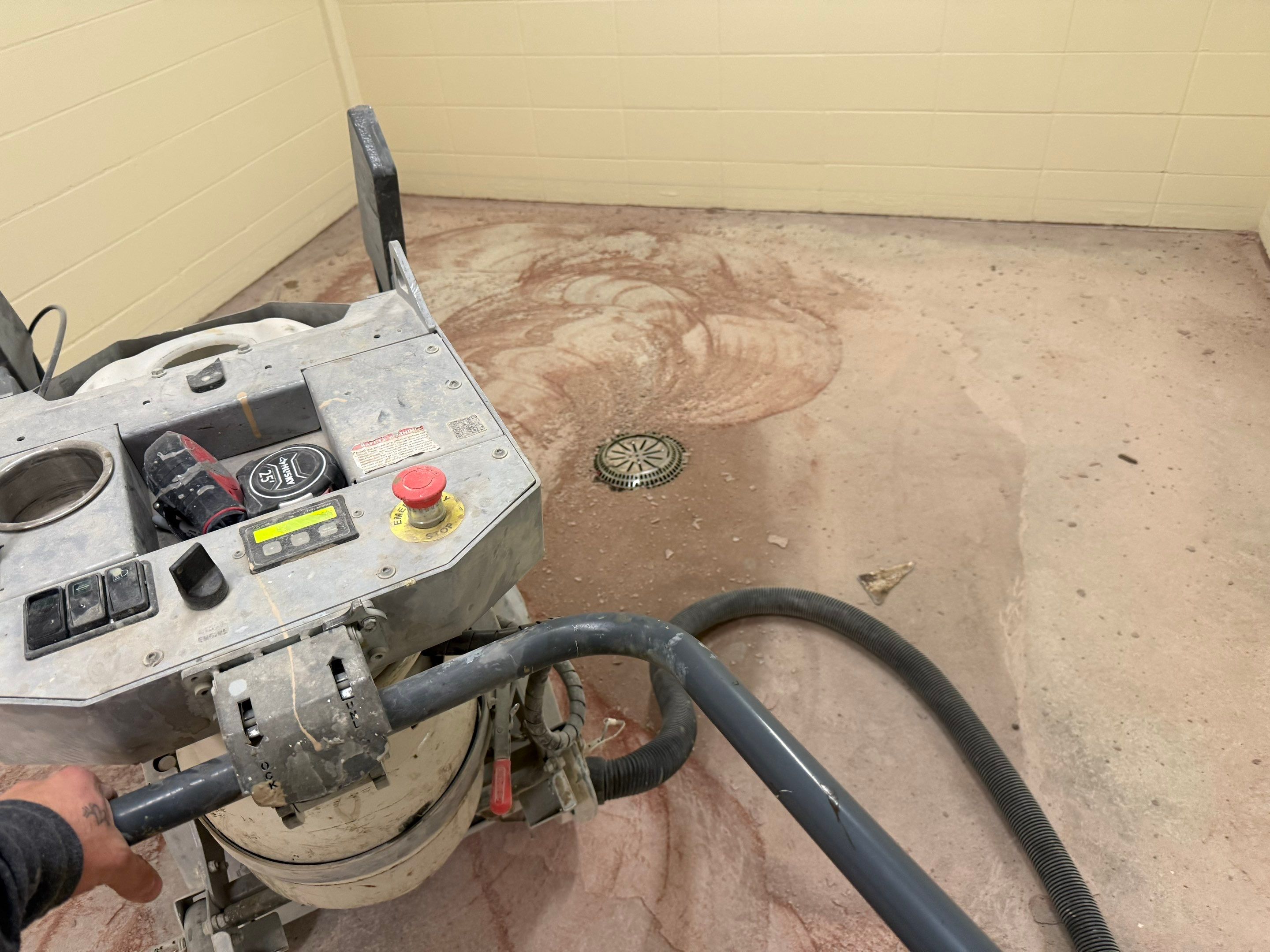 Seamless Epoxy Floor Coating at the Sioux Falls Canaries Facility by Select Painting, Coatings & Garage Cabinets