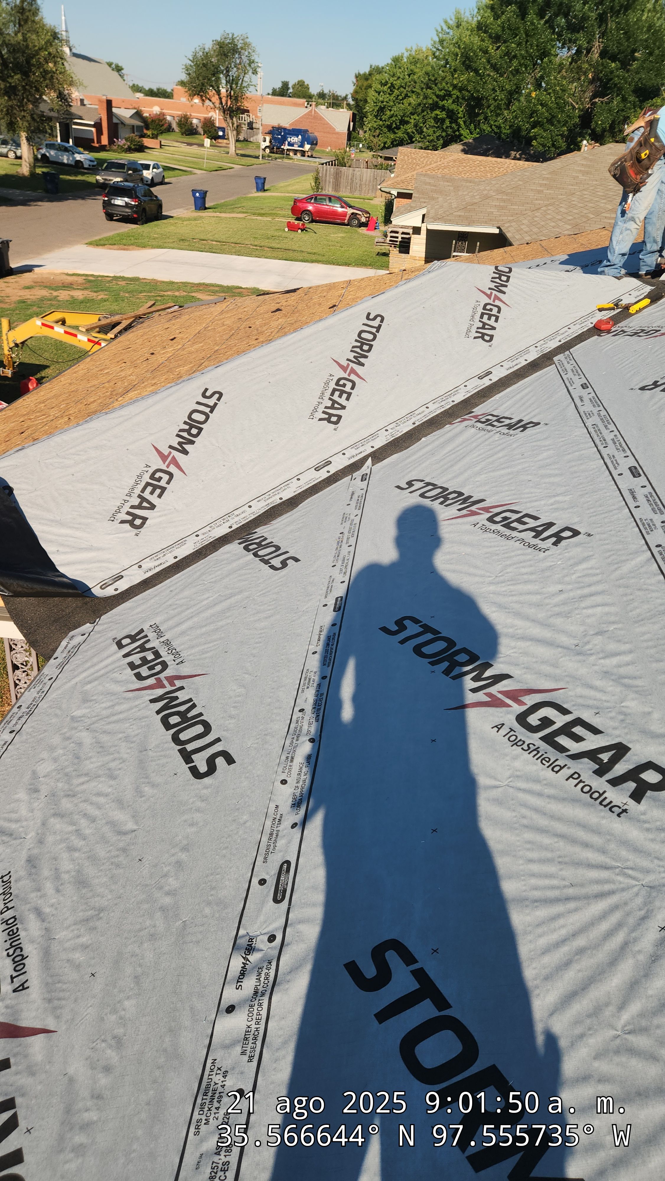 Residential Roofing Installation using GAF by Castillo Roofing