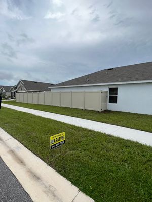 Vinyl Fence Installation using Vinyl Privacy Fence