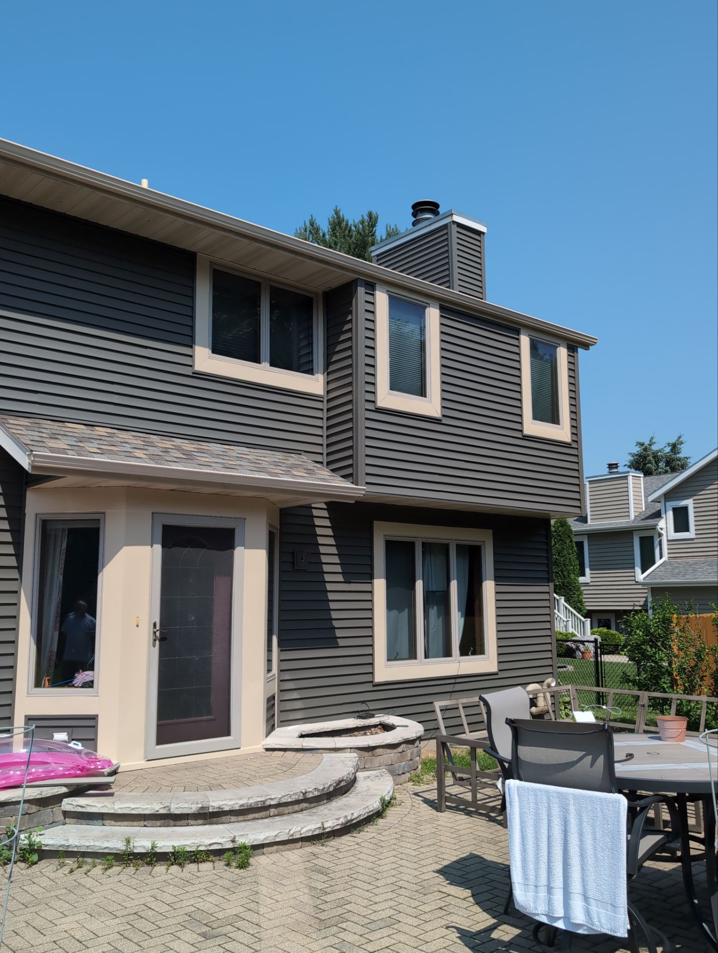 Bye Bye Cedar Siding ! Hello Misty Shadow!  by Gellings Roofing & Siding