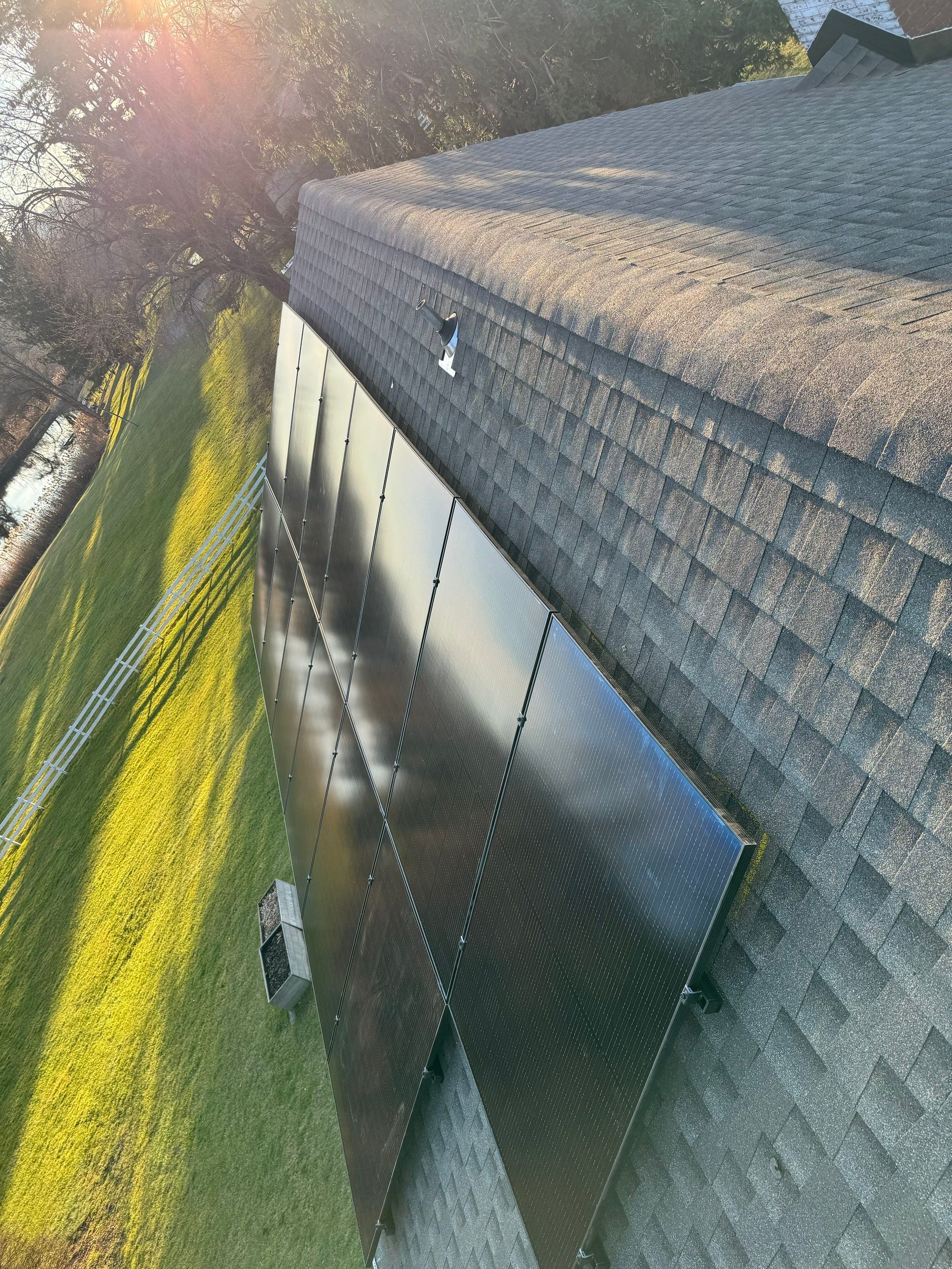 Solar Panel Installation on Main home & Garage by Infinity Solar Systems