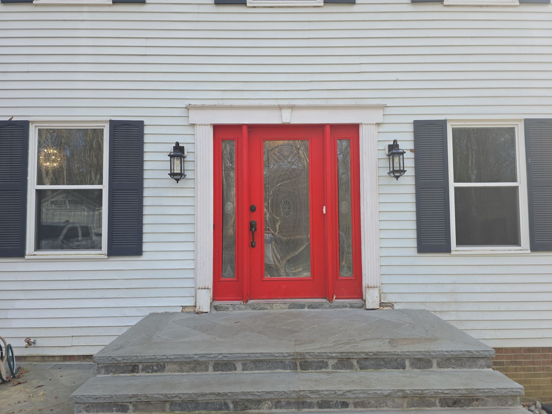 Modern Front Entry Door and Interior Door Replacement in Dunkirk by Window Depot of Annapolis