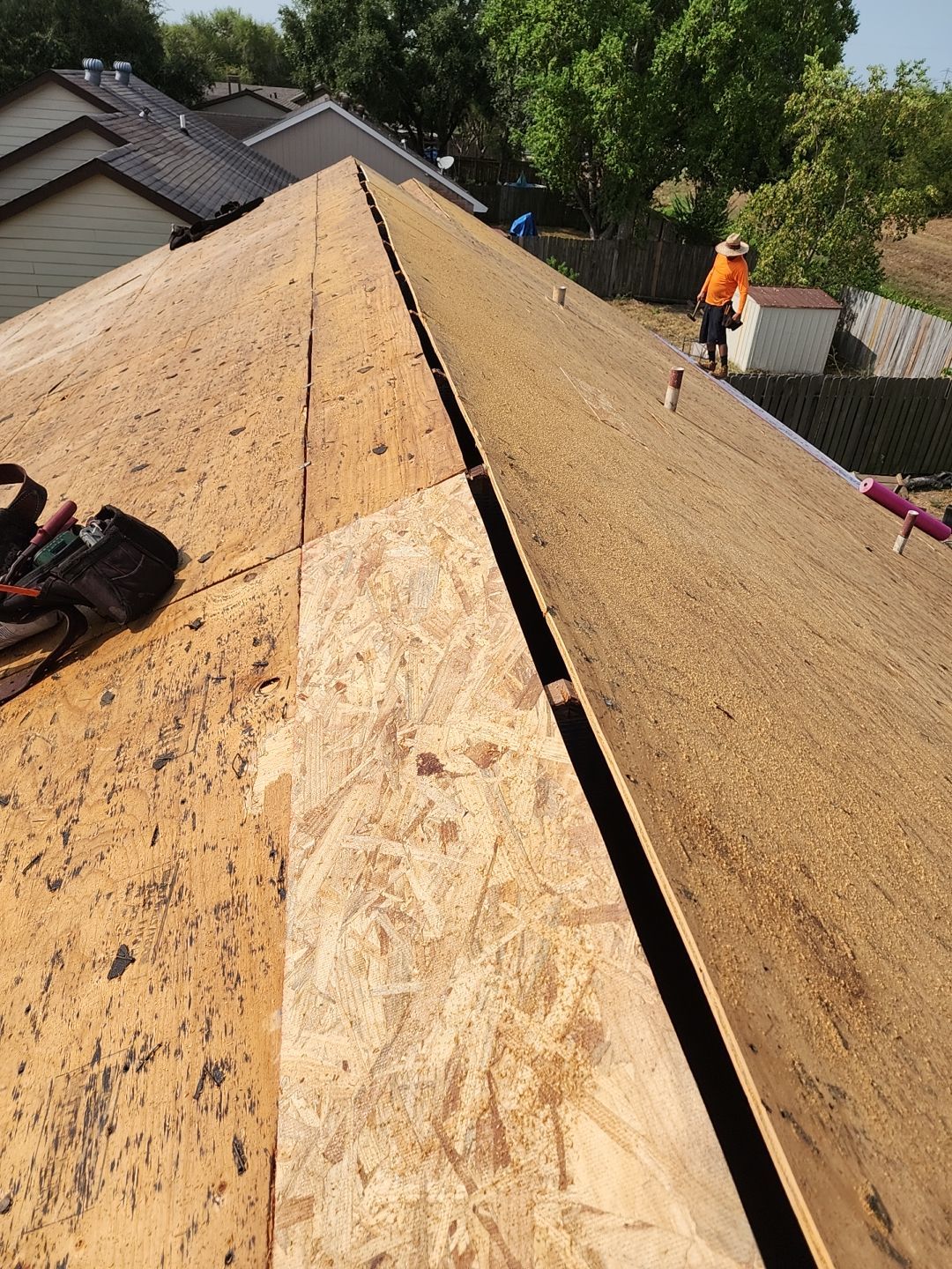 Residential Roofing Installation using Owen's Corning Duration (Lifetime) Shingles by Roof Repair Company