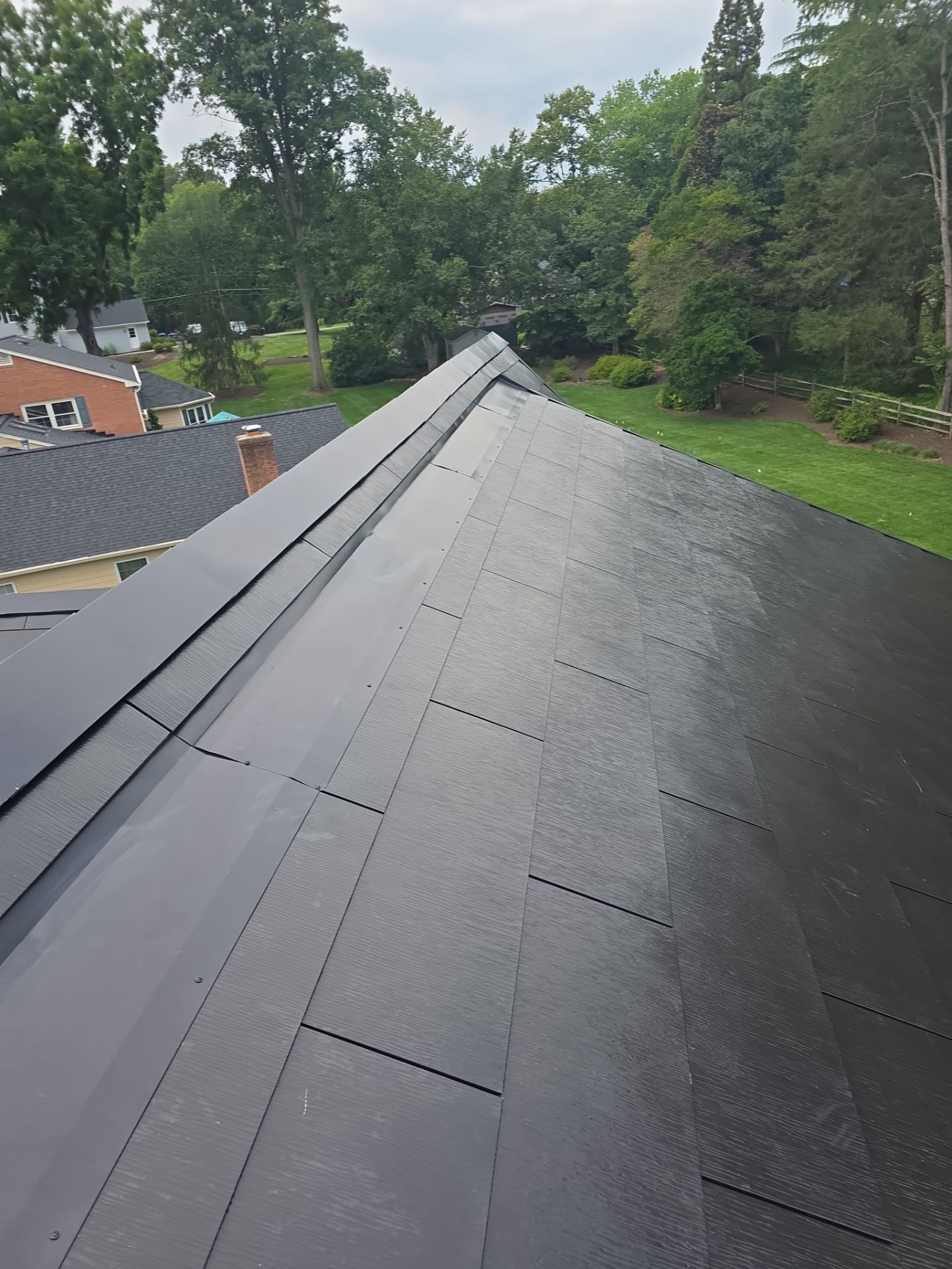 Tesla Solar Roof + Powerwall & SPAN Panel Integration | Fairfax, VA by American Home Contractors
