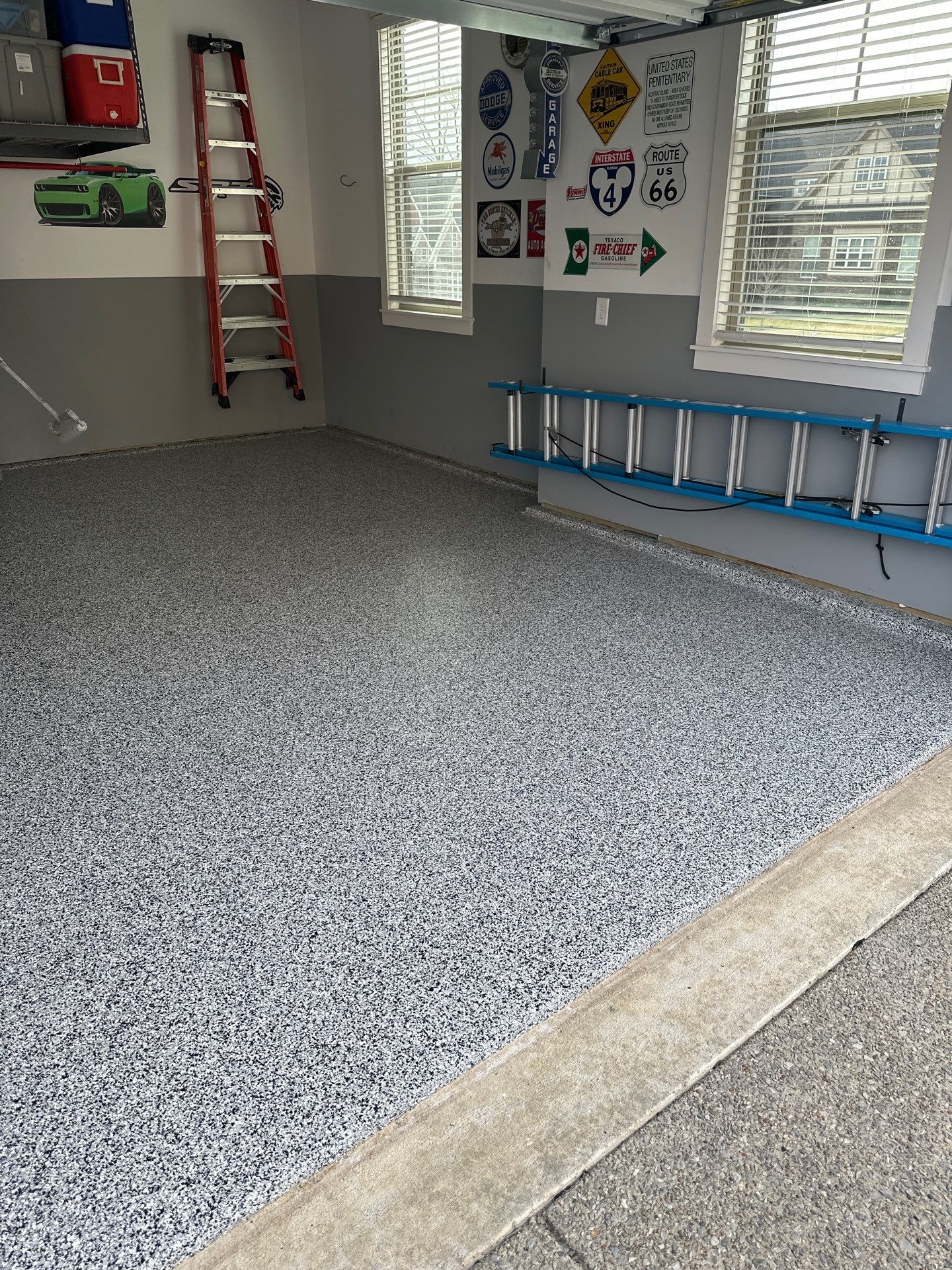 Garage Floor Coating using Silverton by My Garage Floor Guys
