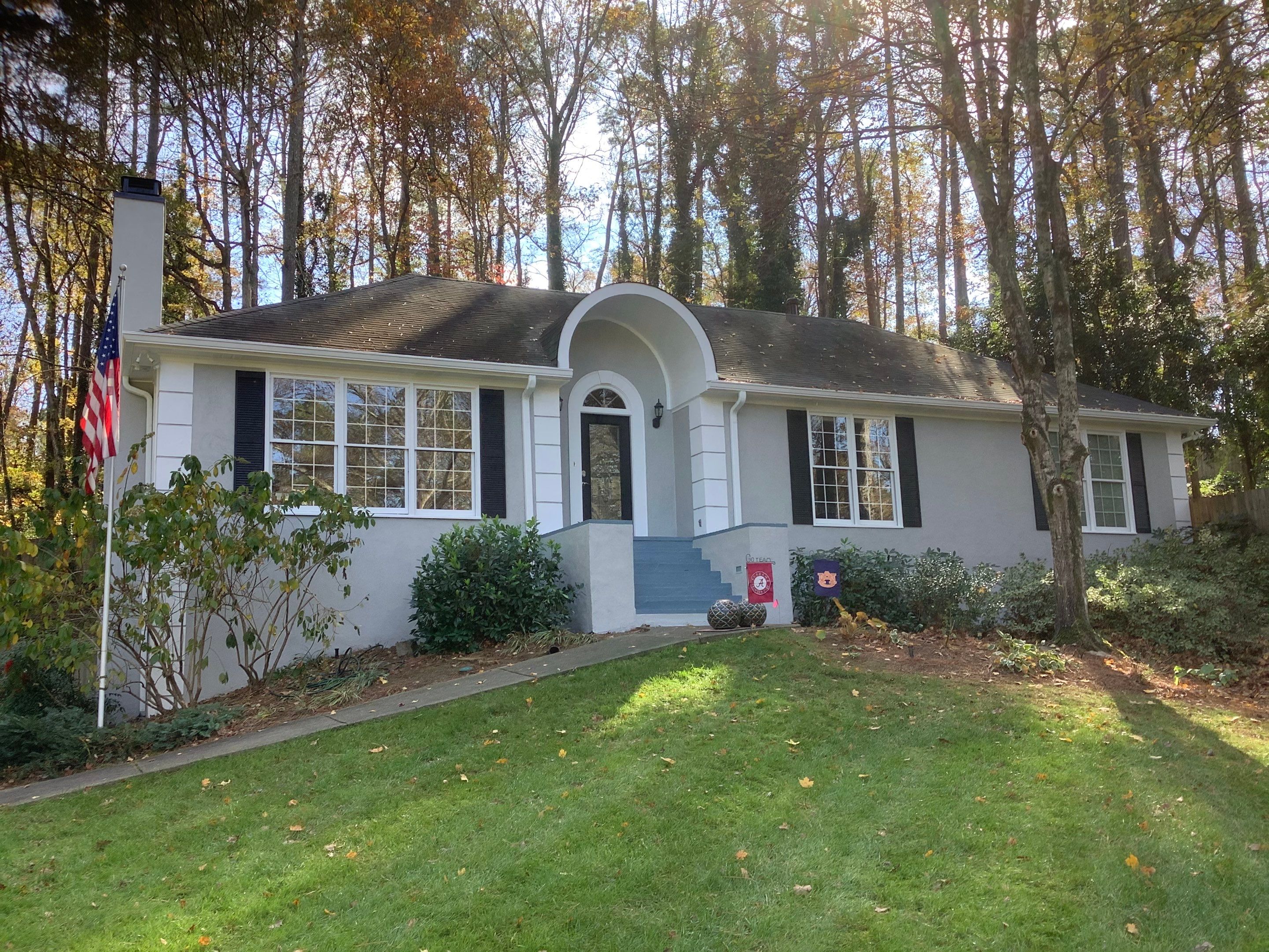Full Exterior Painting and Front Step Refinishing in Marietta by Swift Home Renovations