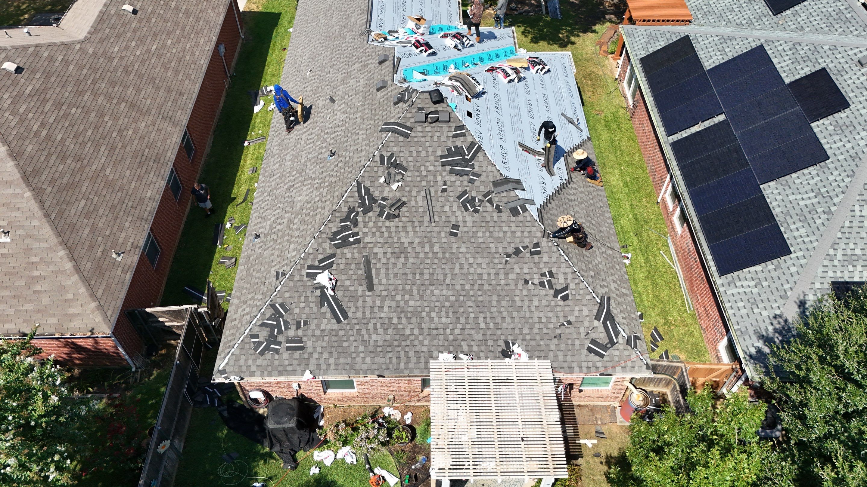 Complete Roof Replacement and Re-Decking in Bedford, Texas by Armor Roofing | Exteriors