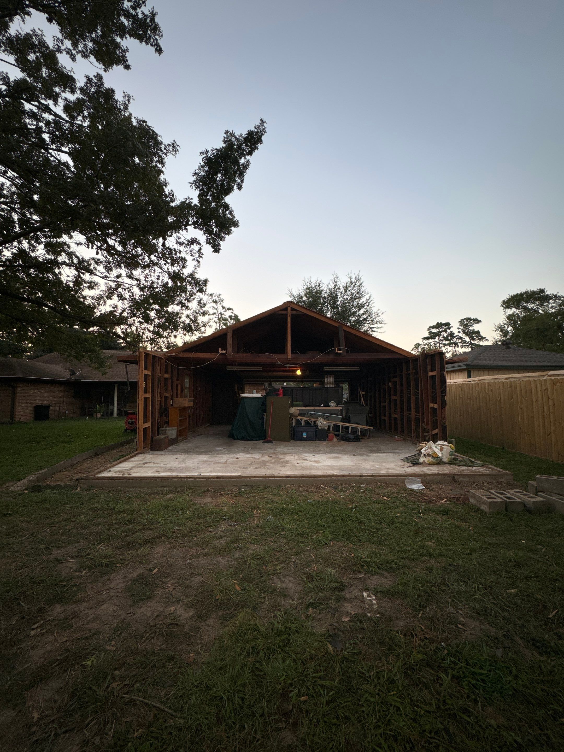 Custom Detached Studio Construction and Interior Finishing in Spring by Rolling Nations
