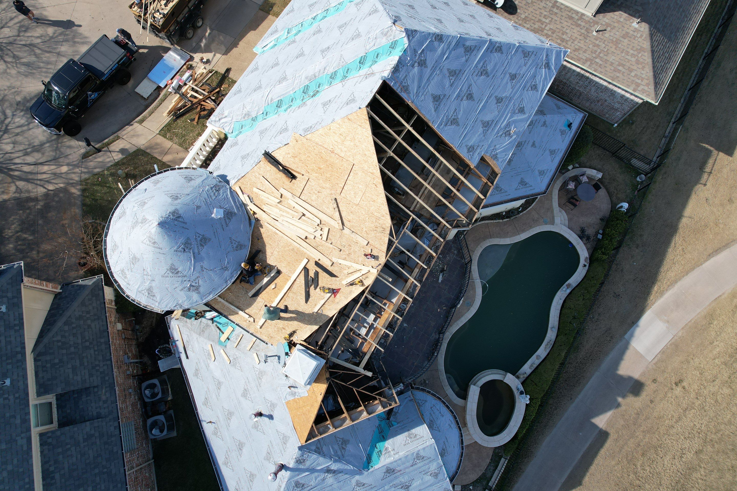 Project in Garland  by Zeus Exteriors