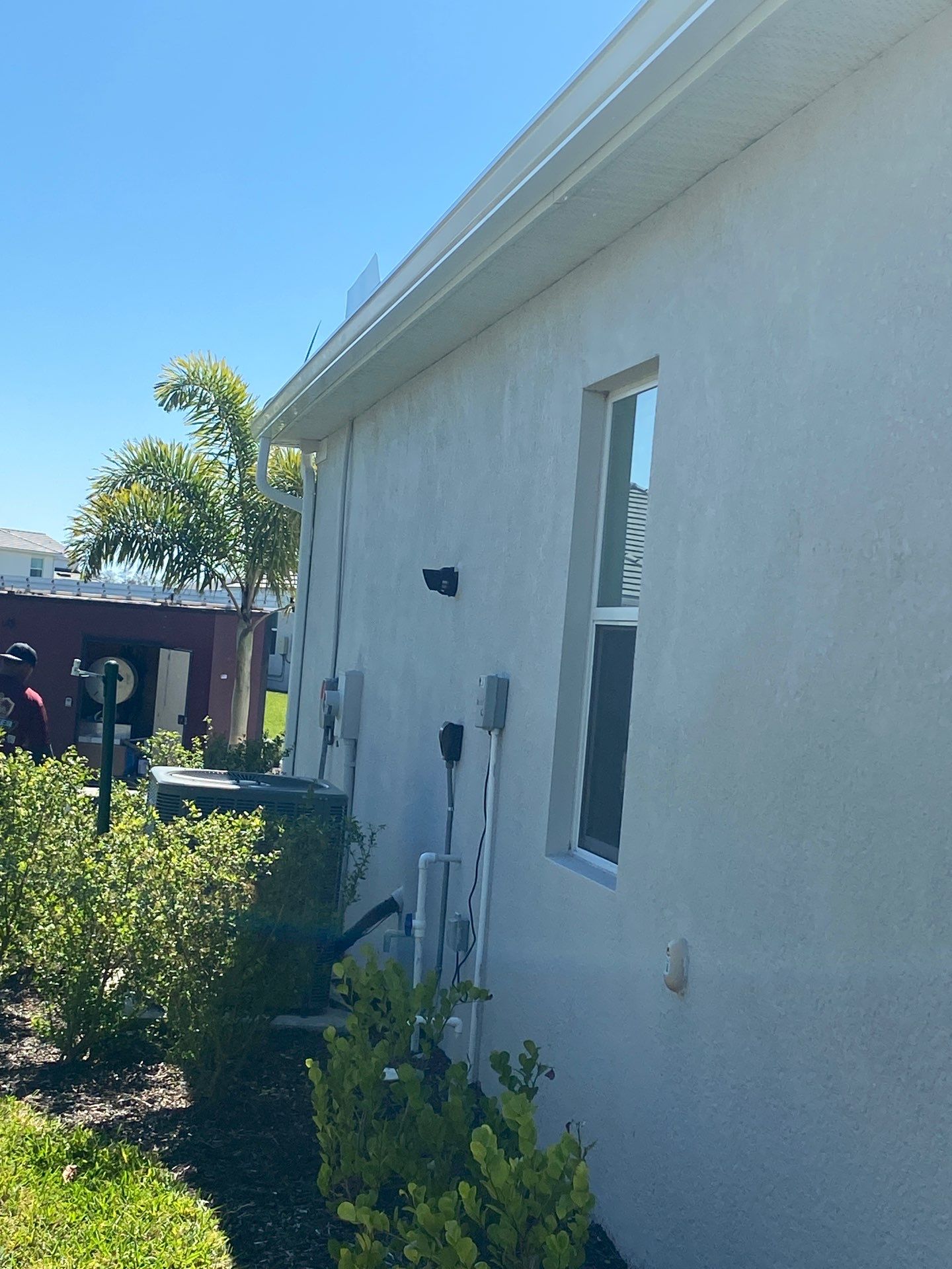 3x4 Elbow Gutter Installation in Punta Gorda FL by Gutter Professors