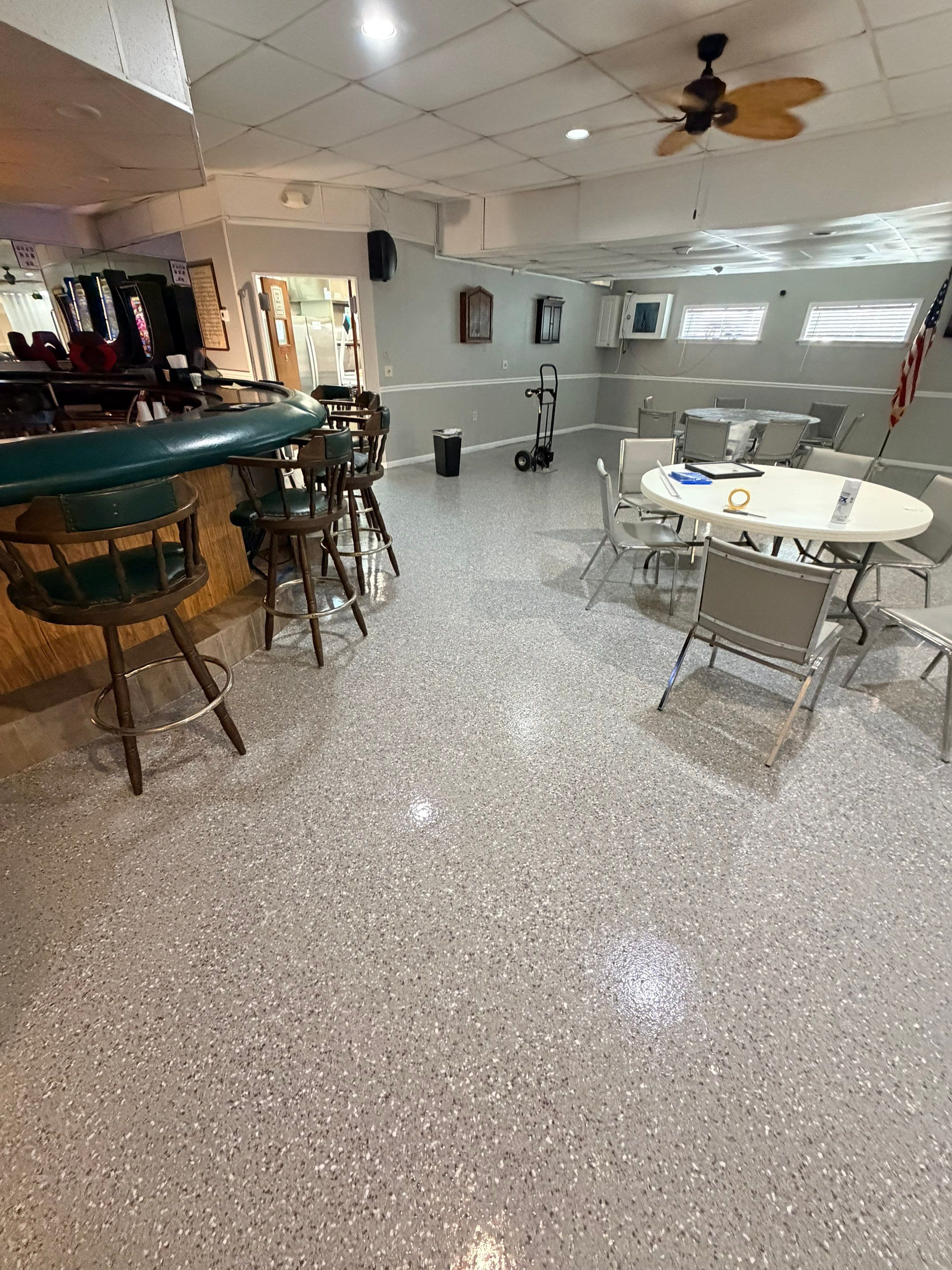 Project in Marathon, FL by Tropical Epoxy Coatings LLC 