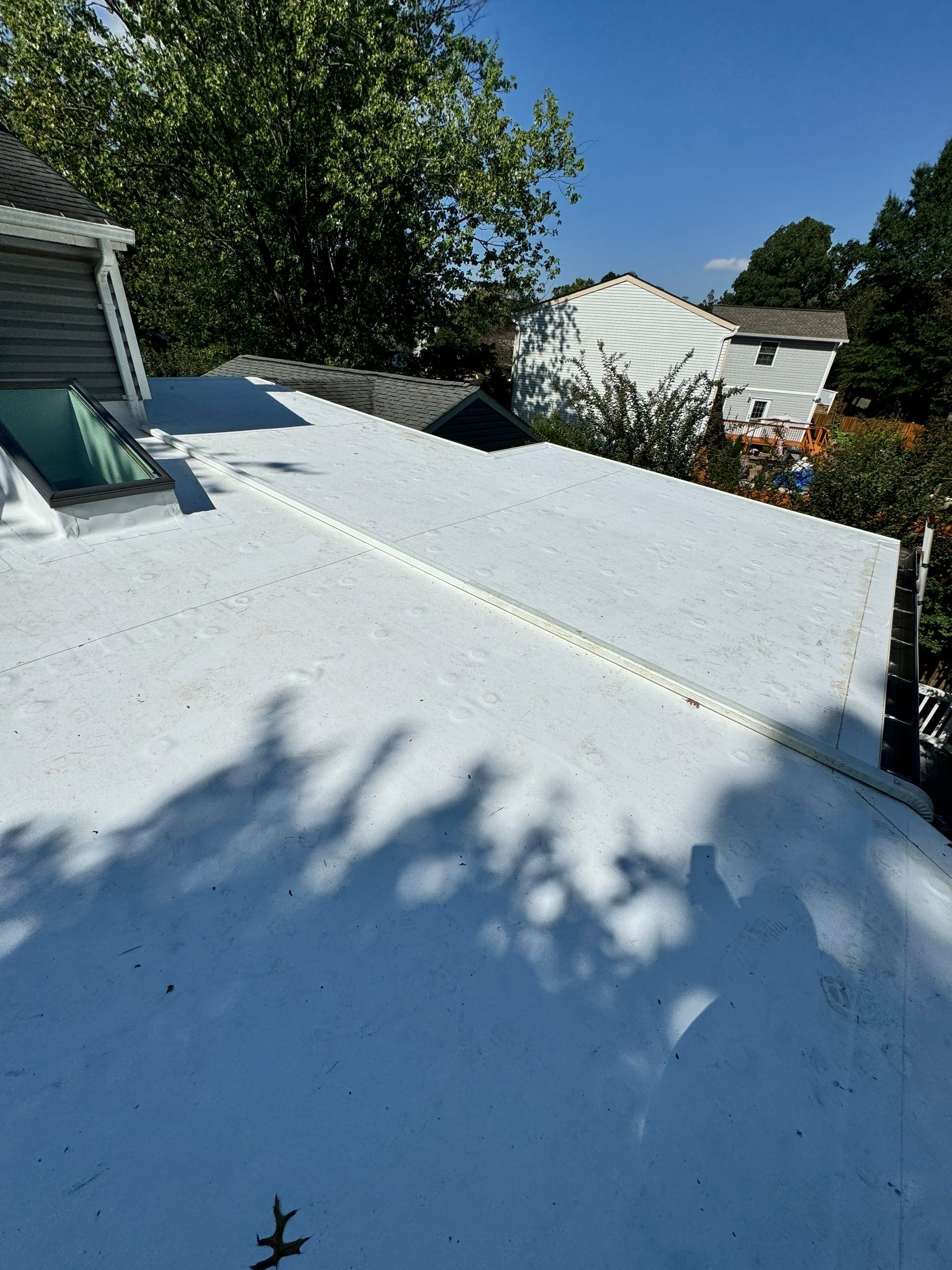 Alexandria: Residential Flat Roof Replacement with MuleHide TPO by RM Banning, Inc.