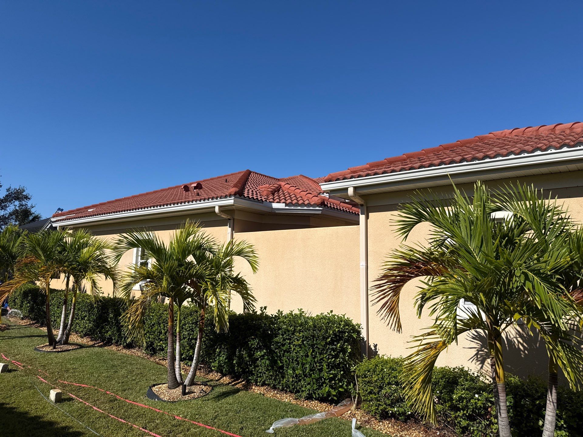 Tile Roof Cleaning & Oil Stain Removal | Tara River Place, Bradenton FL by Sunshine AquaWash