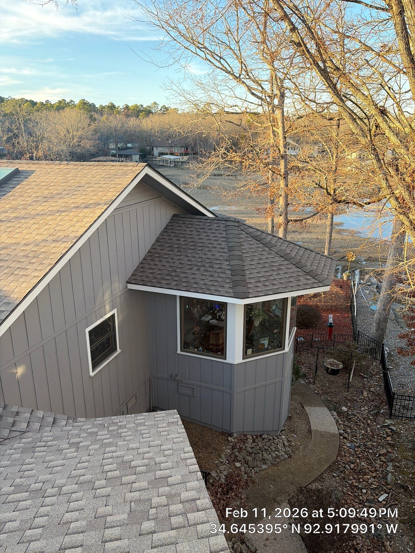 GAF Timberline HDZ Shingle Roof Installation in Hot Springs Village by Temple Roofing and Exteriors