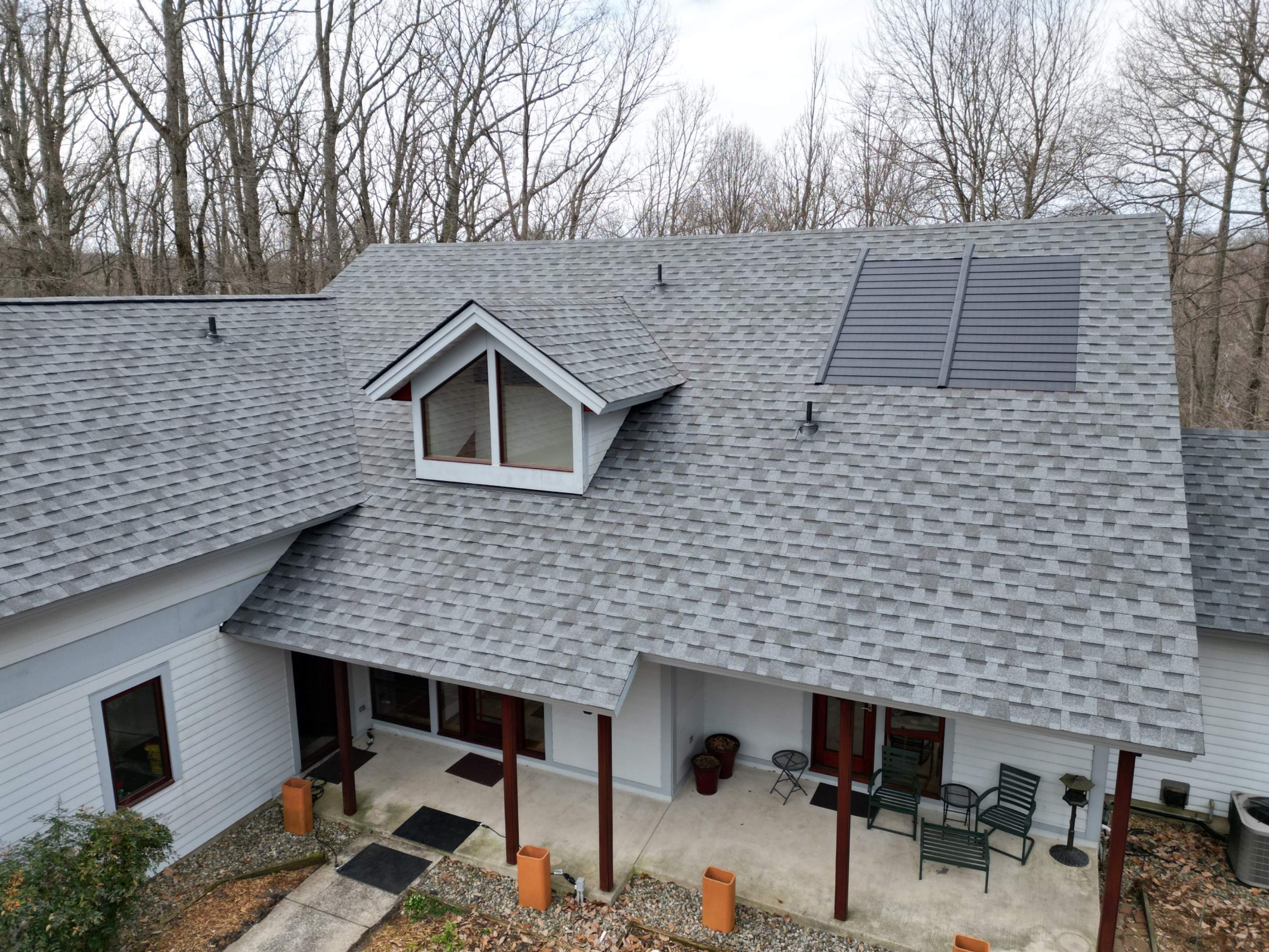 GAF Timberline Solar Roof Replacement  by American Home Contractors